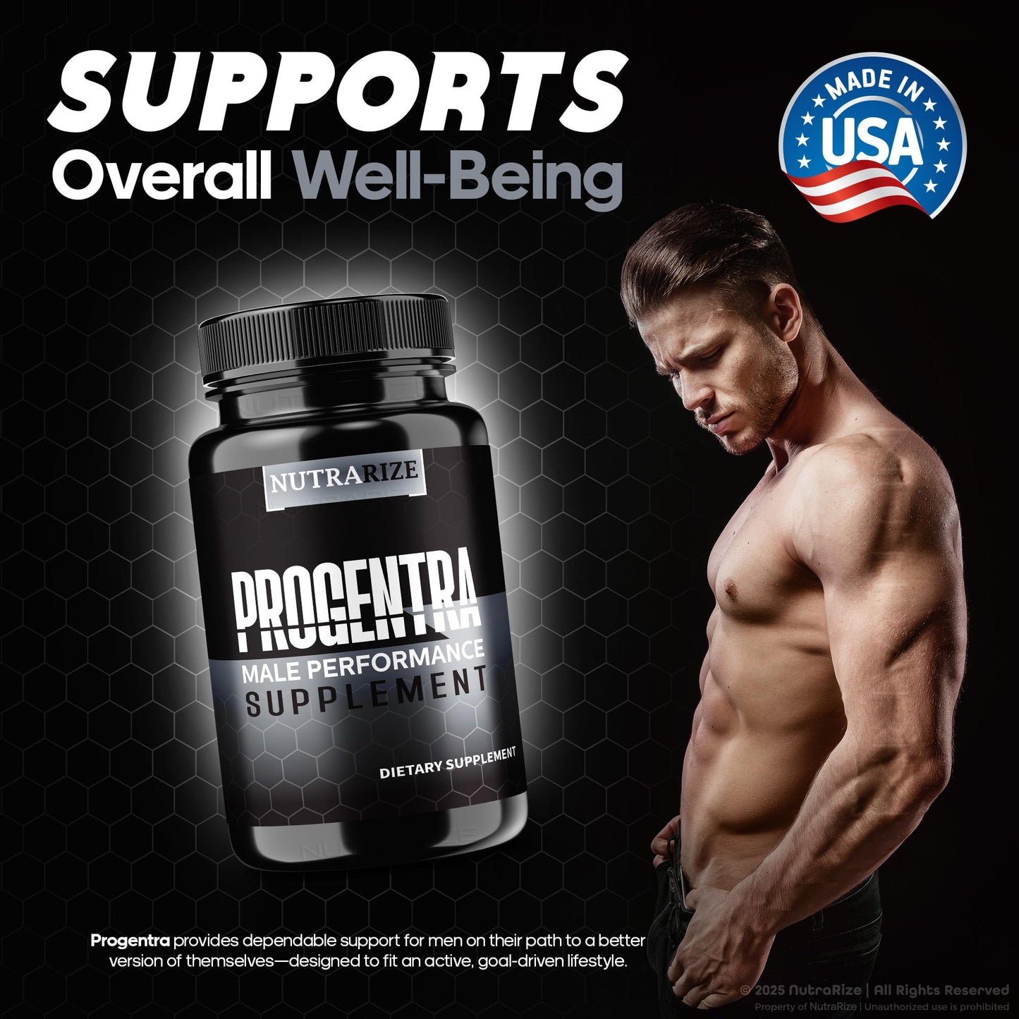 NutraRize Progentra Male Pills Capsule 300 Capsules