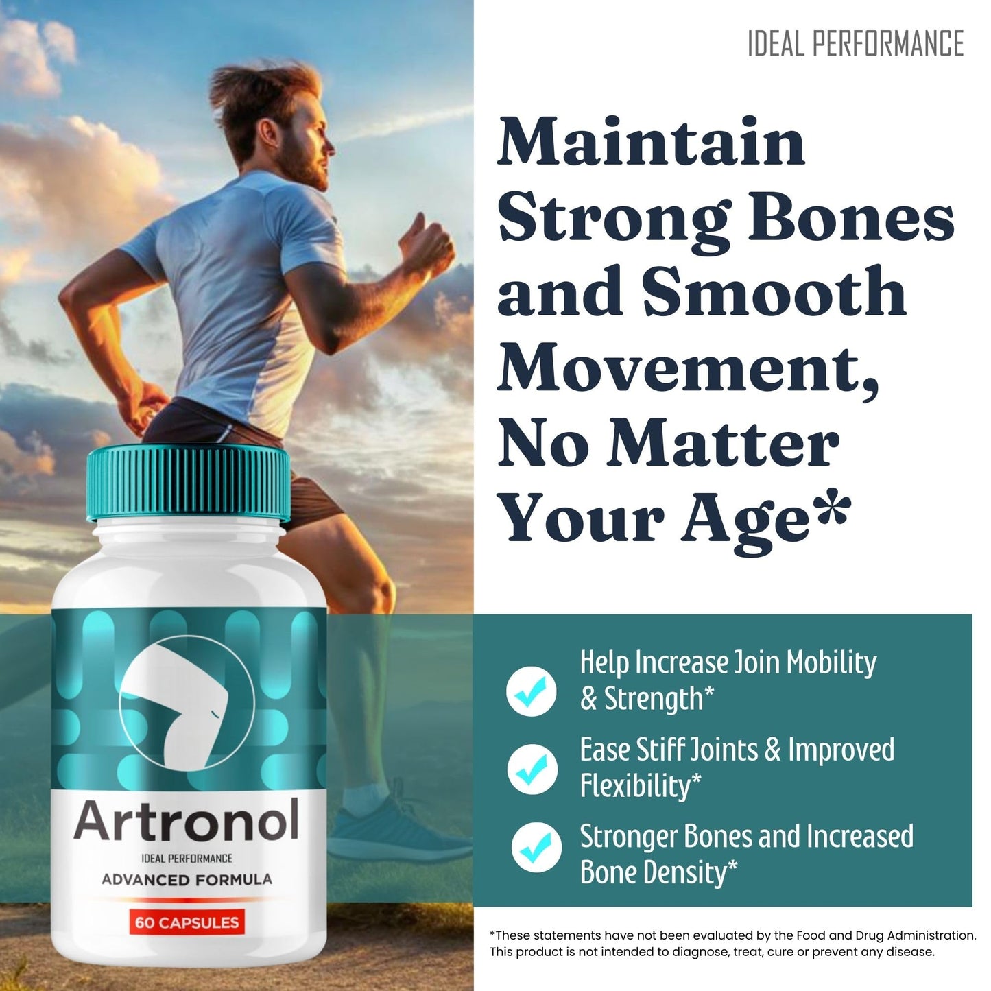 IDEAL PERFORMANCE Artronol Joint Supplement Capsules, 120 Capsules