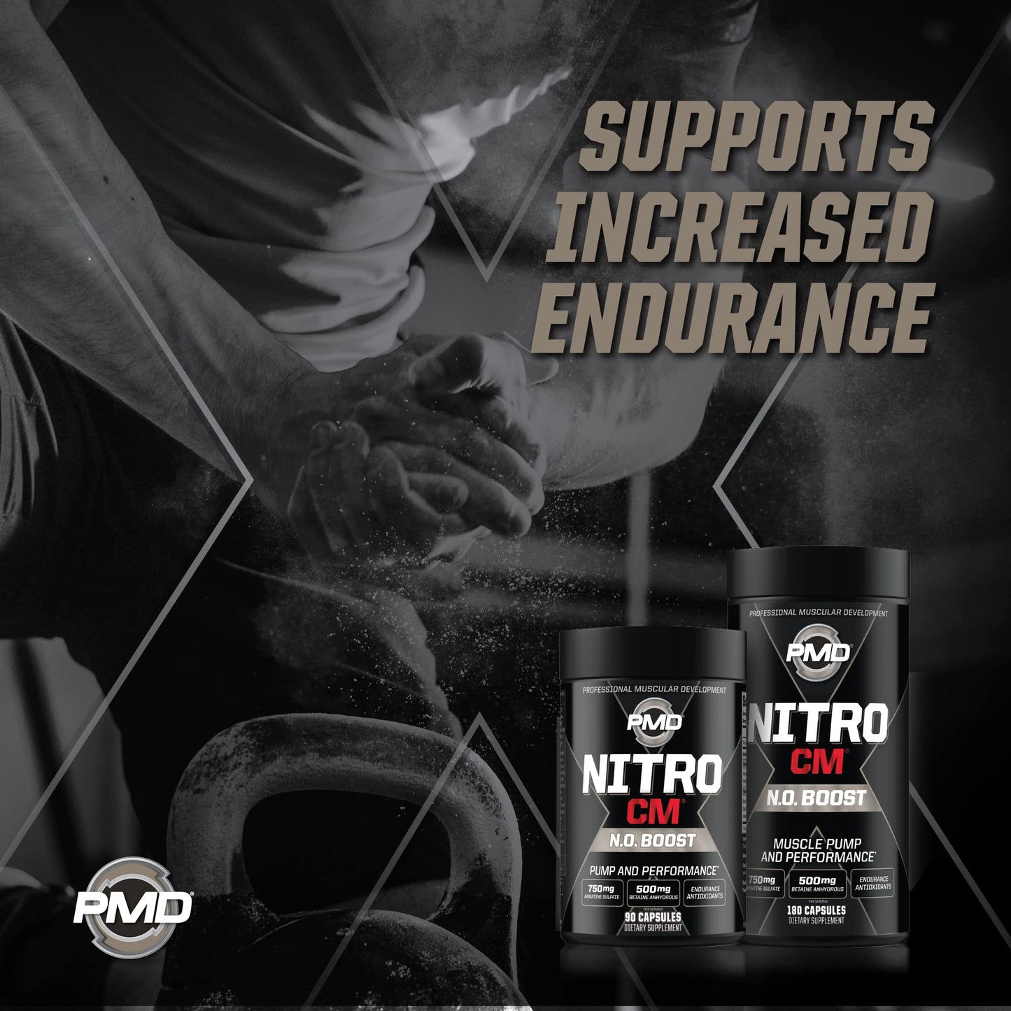 PMD Nitro CM Nitric Oxide with Agmatine Capsules, 90 Capsules