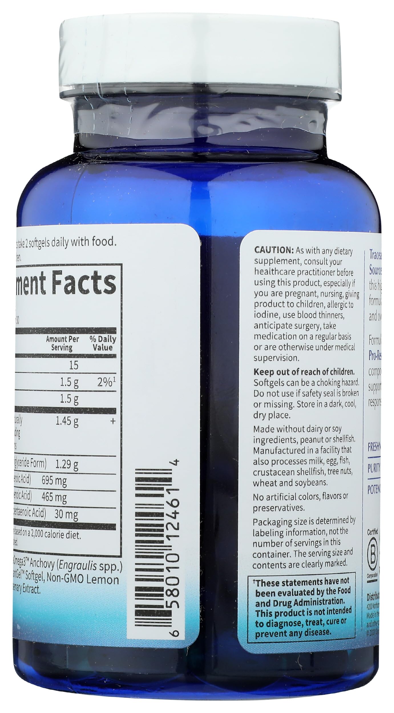 Garden of Life Dr. Formulated Advanced Omega Fish Oil Softgels 60