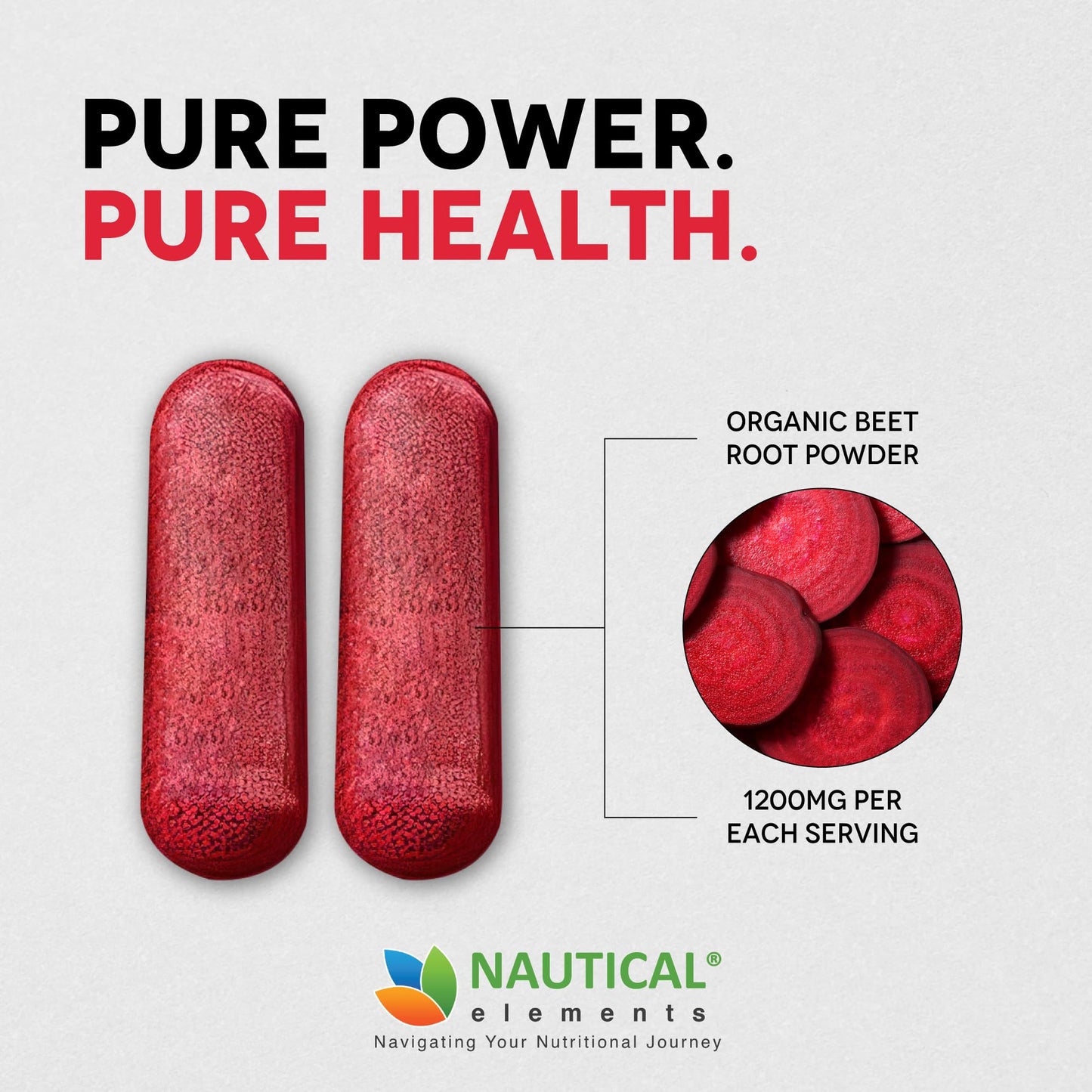 Nautical Elements Beet Root Capsules 60 Capsules