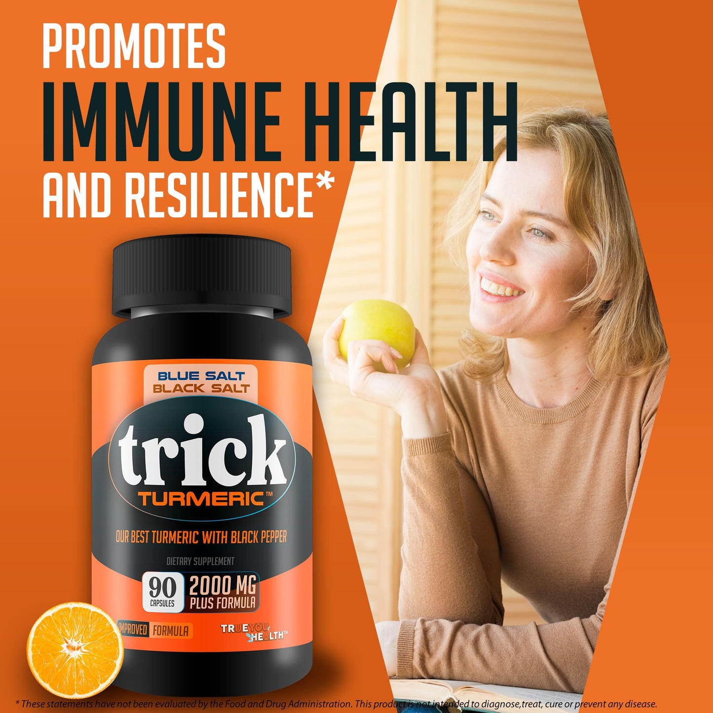 True You Health Turmeric Trick for Men Capsules 90 Count