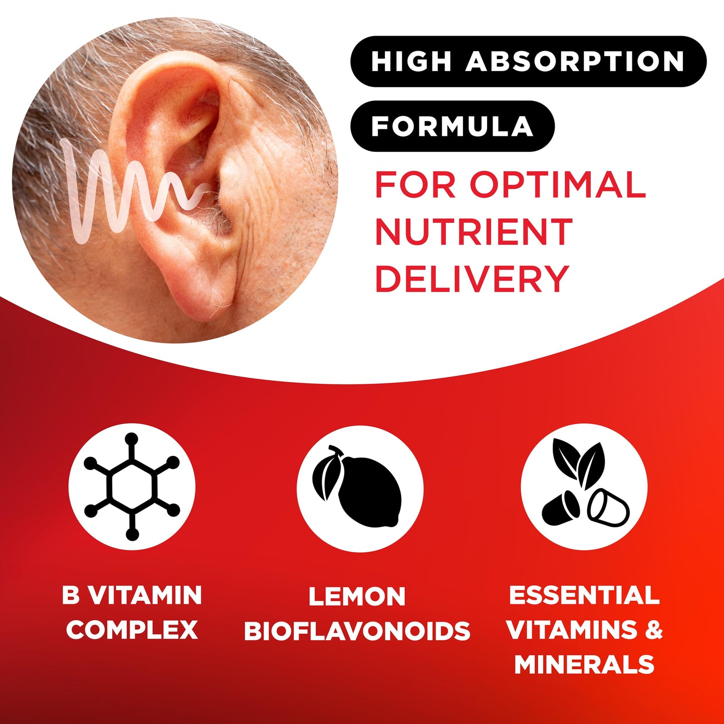 Lipo-Flavonoid Ear Ringing Support Caplets, 100 Count