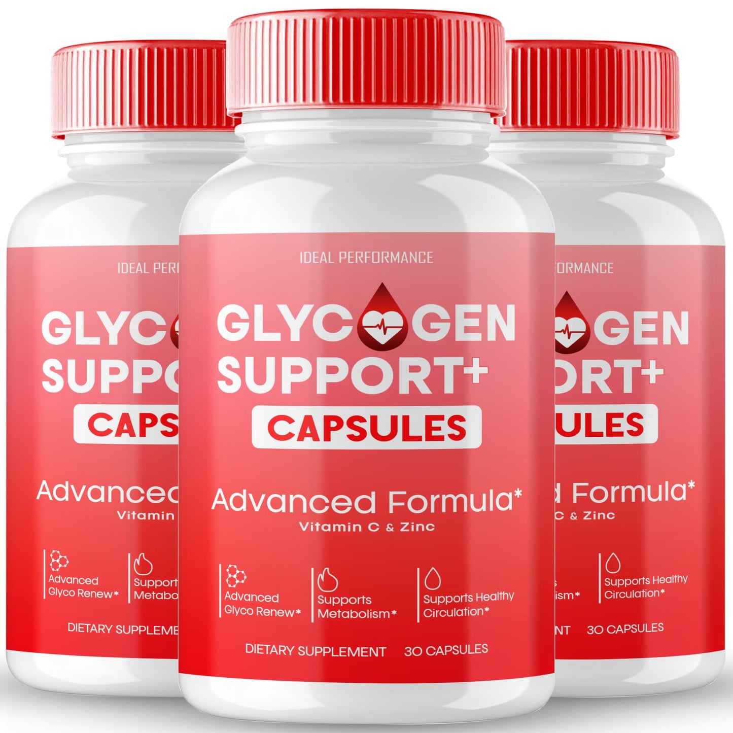 IDEAL PERFORMANCE Glycogen Support Capsules 180 Count