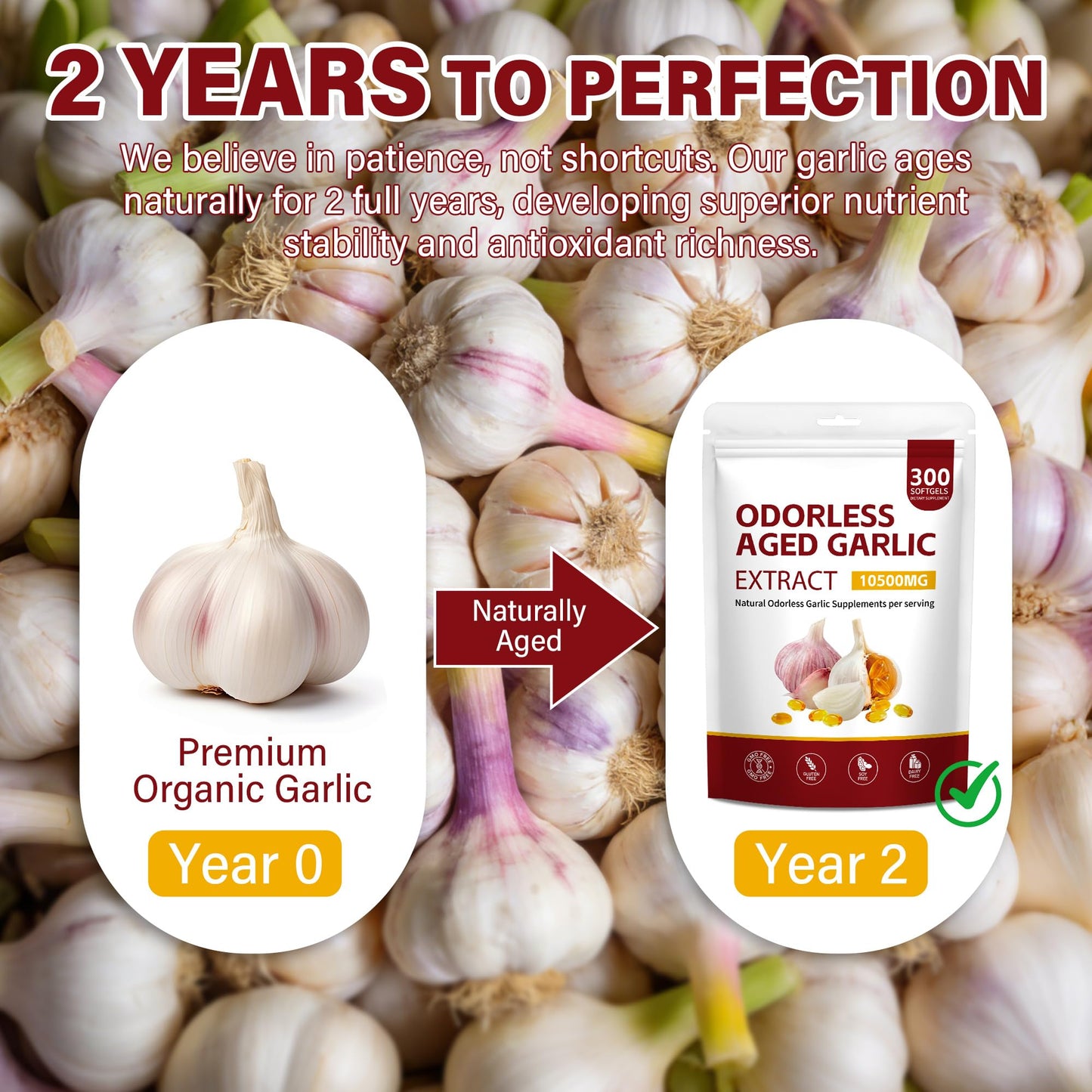 Haqeed Aged Garlic Extract Capsules 300