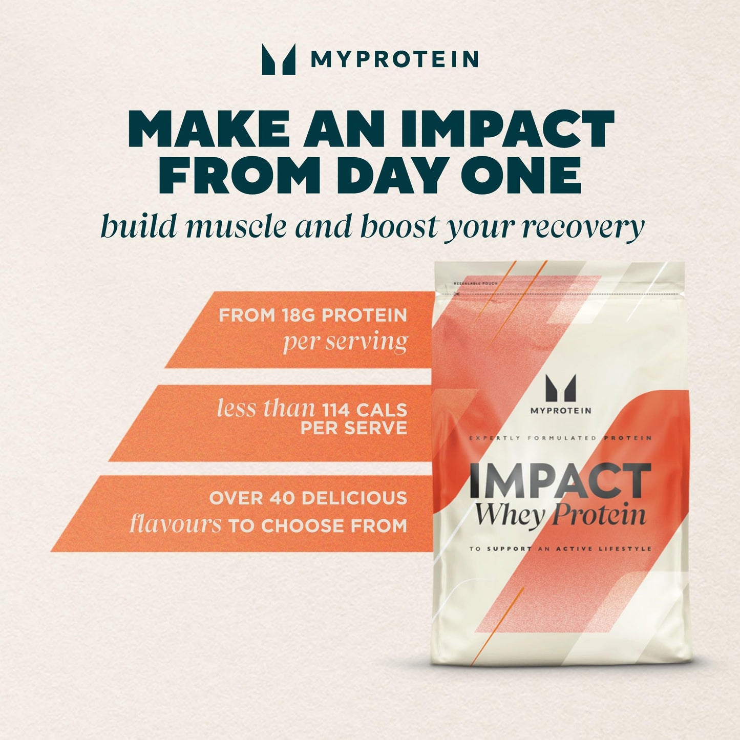 Myprotein Impact Whey Protein Powder 35.2 Ounce