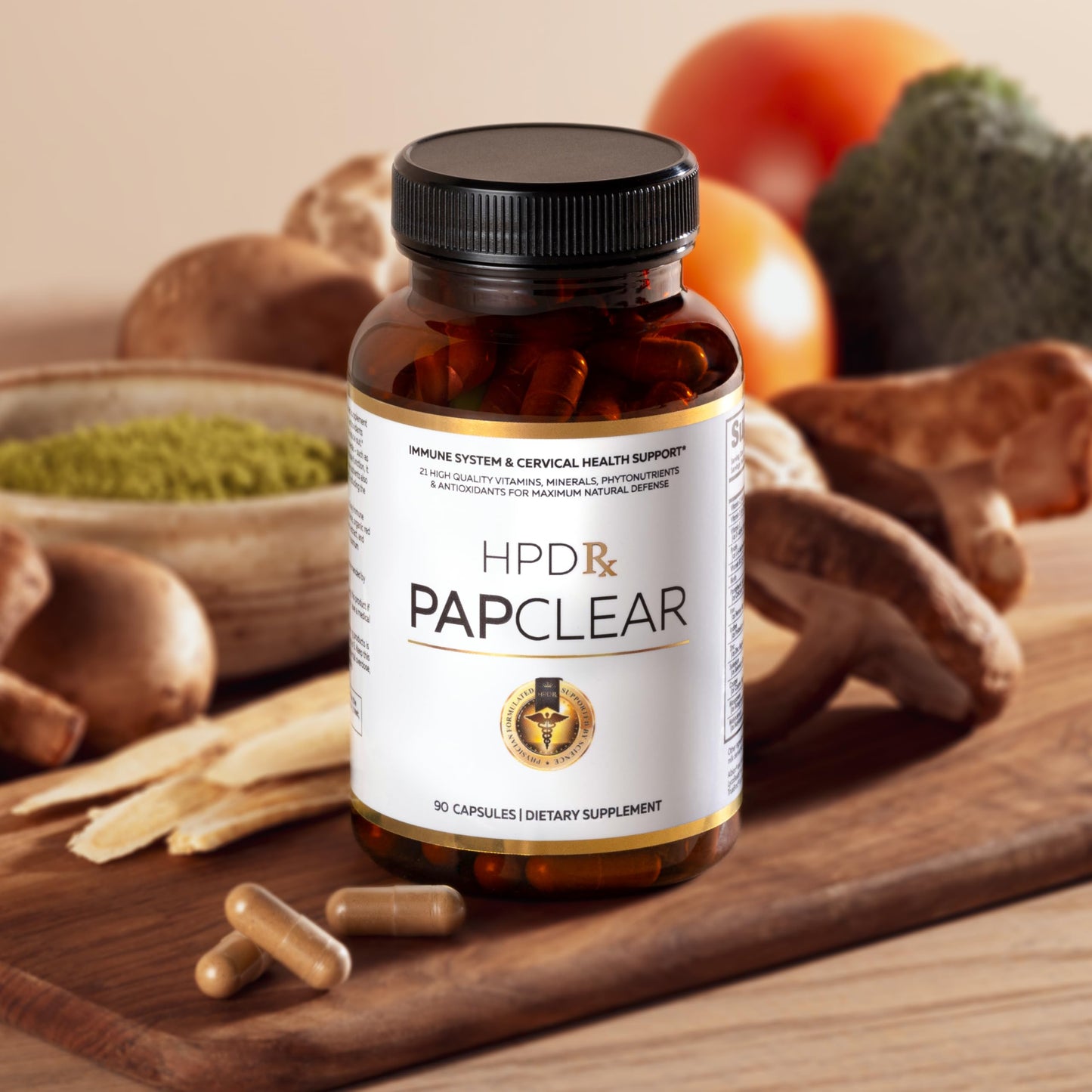HPD Rx PAPCLEAR OB/GYN Formulated Immune Support Supplement Capsules 180