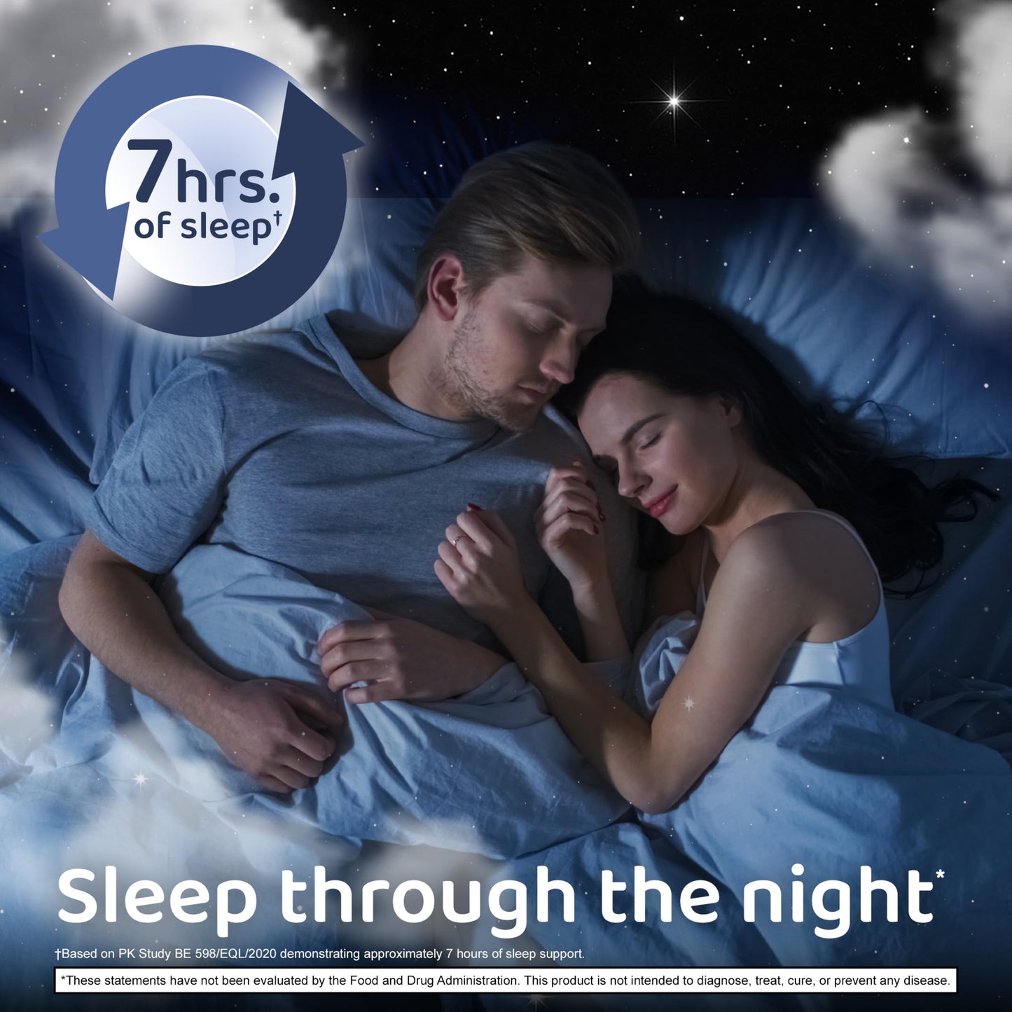 Nite Thru Advanced Sleep Aid Melatonin Dietary Supplement Capsules, 60 Count