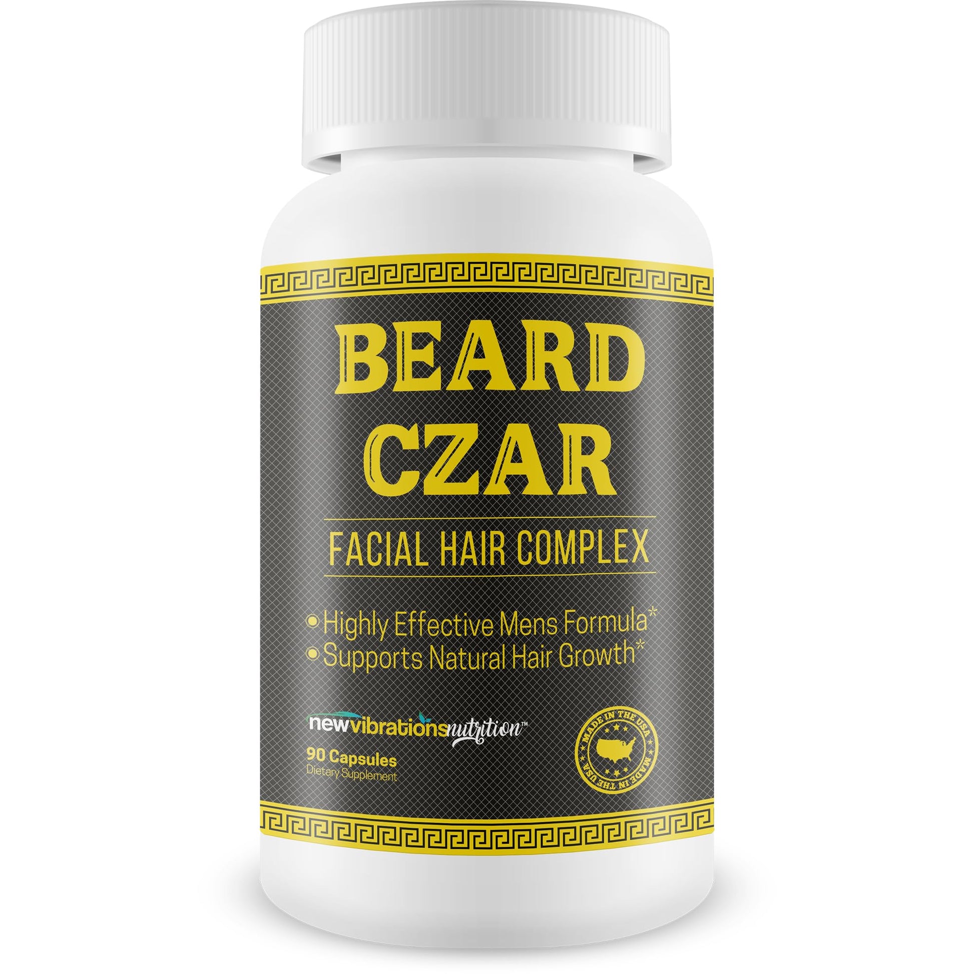 The Beard Czar Facial Hair Complex 60 Capsules