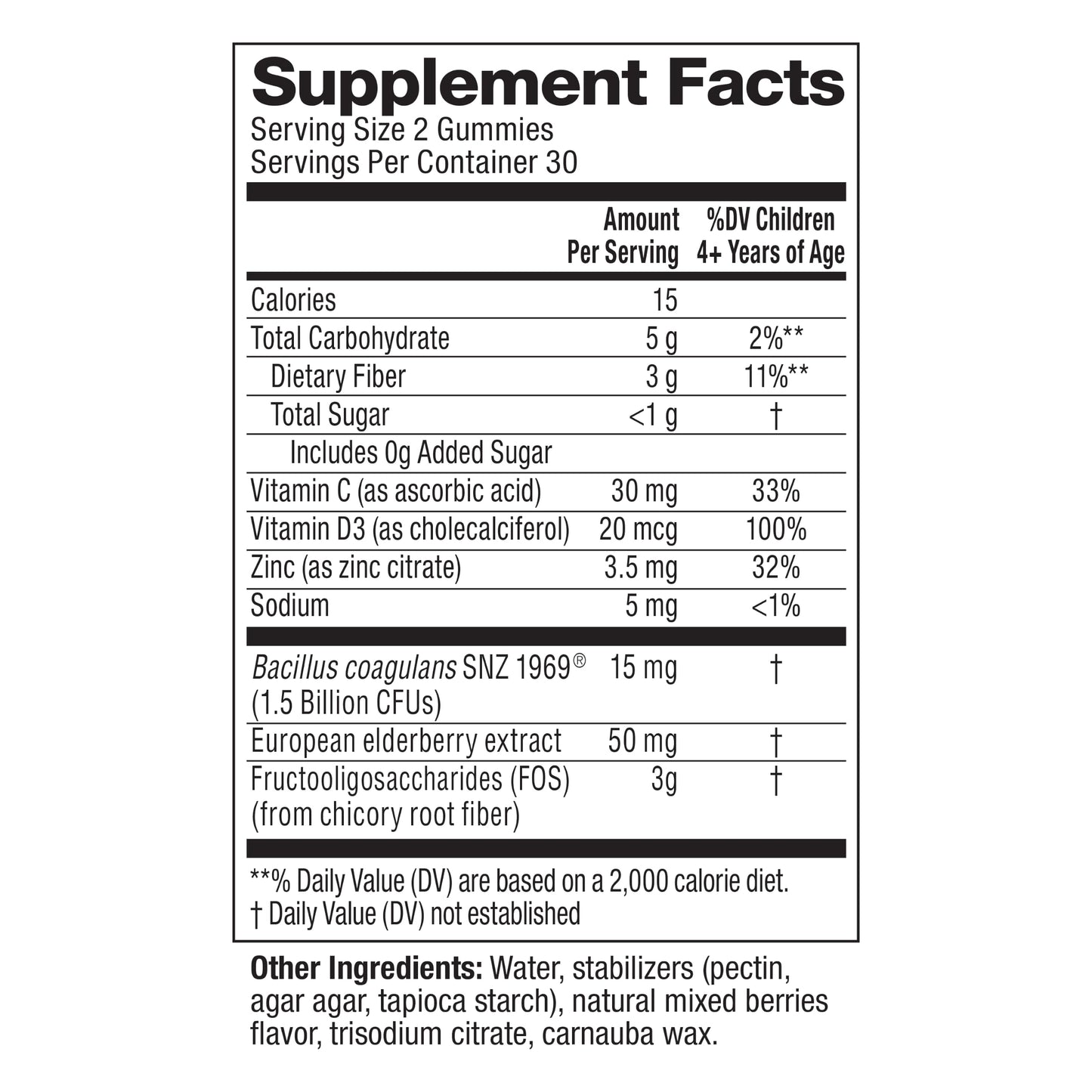 Biostime Kids Immune Support Gummies, 60 Count