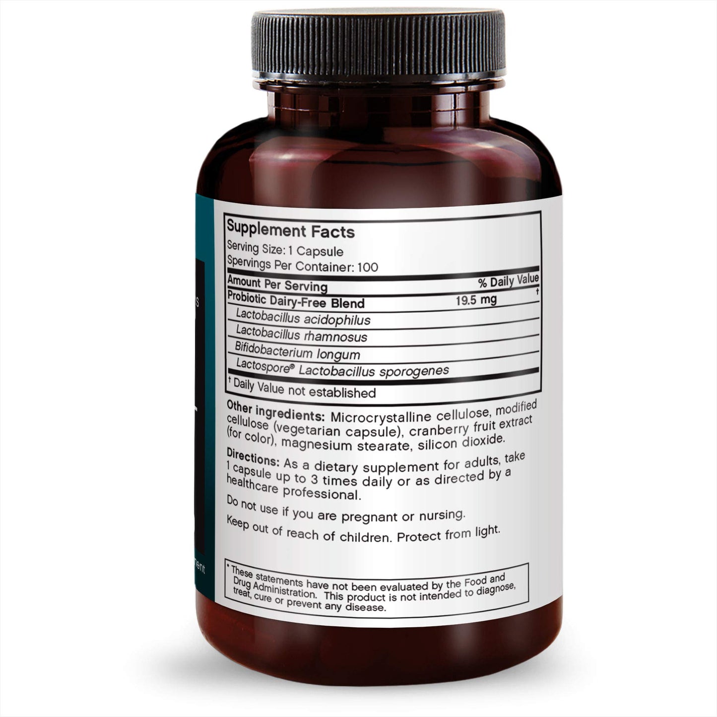 Futurebiotics Longest Living Acidophilus+ 100 Capsules