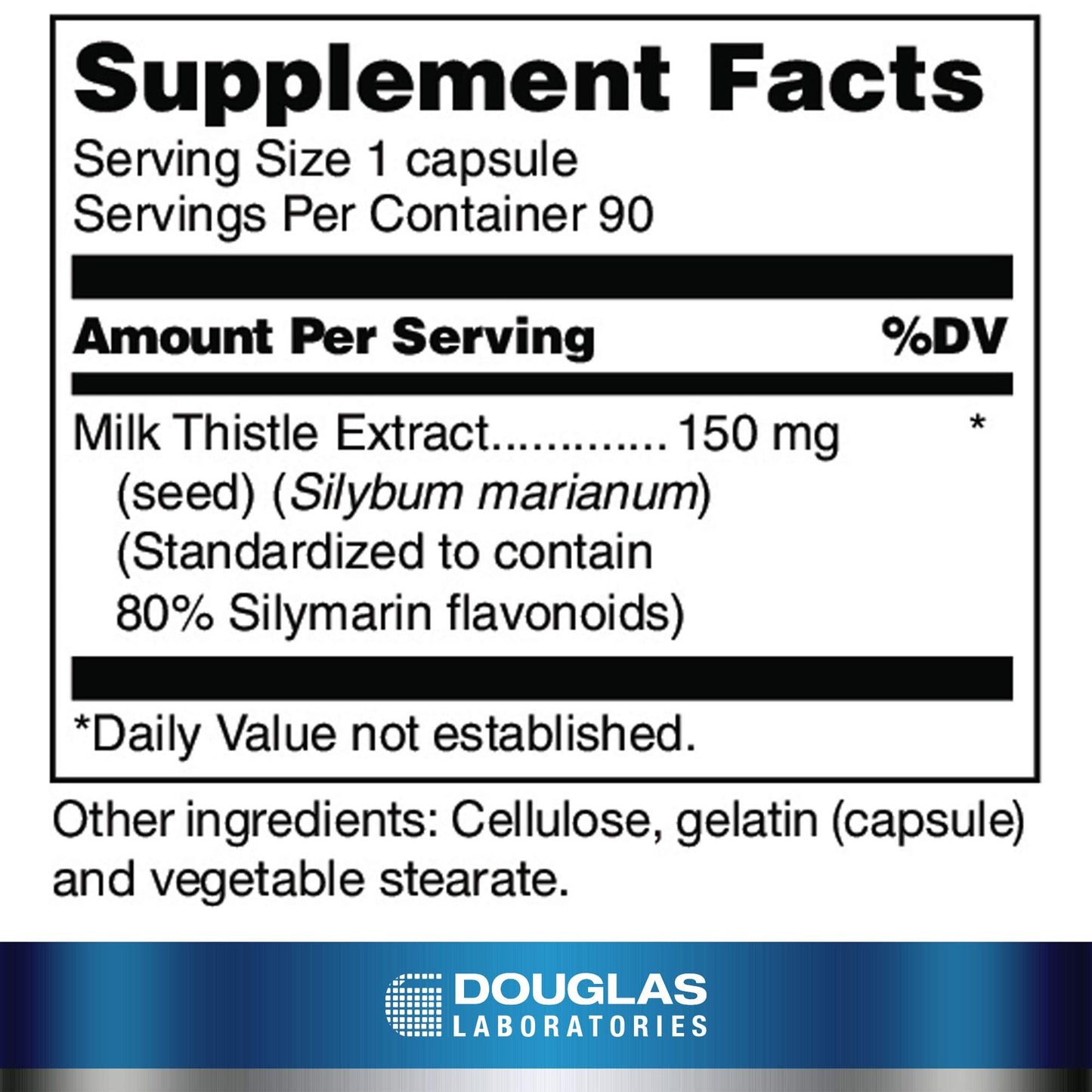 Douglas Laboratories Silymarin/Milk Thistle Capsules 90 Capsules