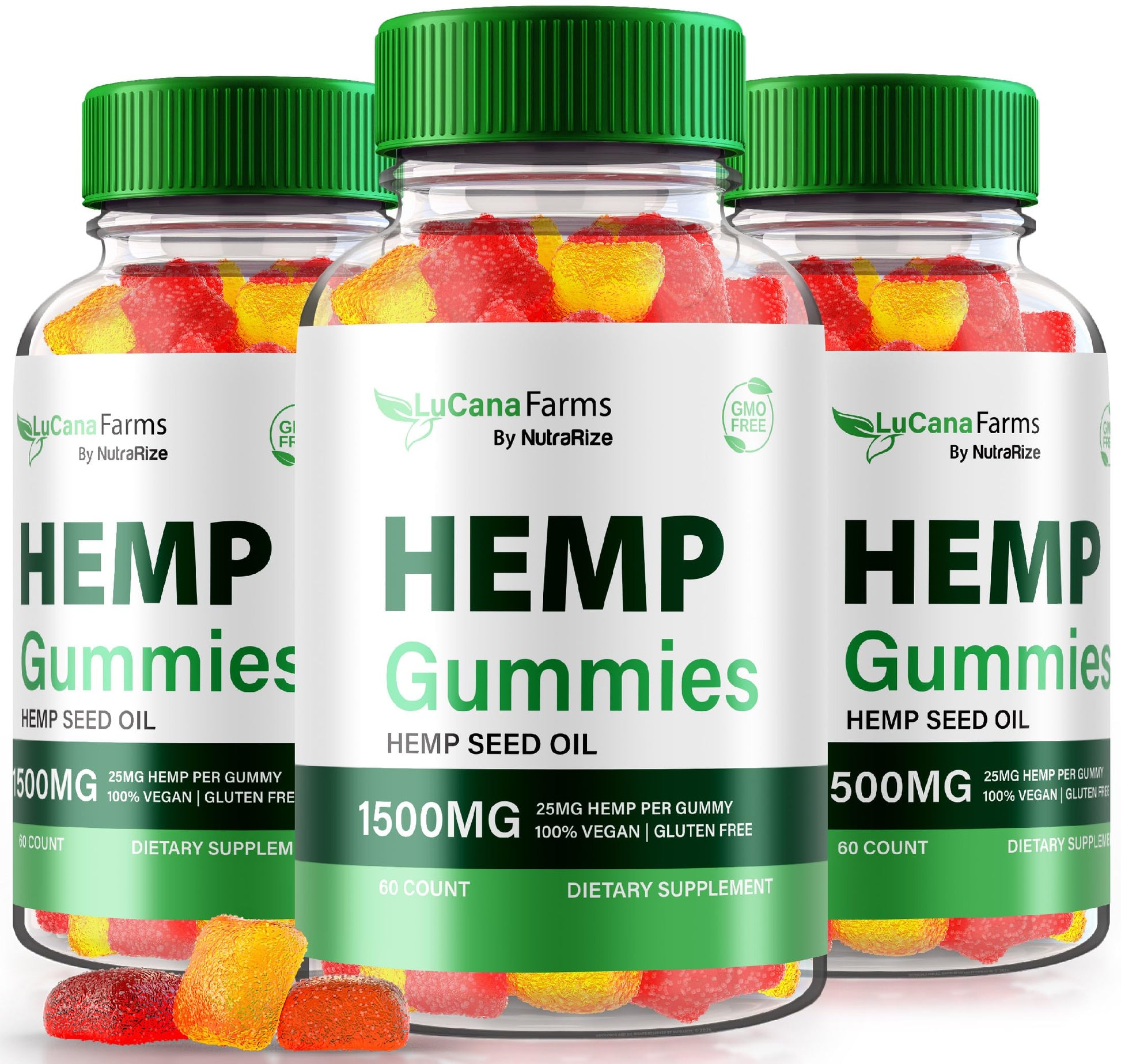 NutraRize LuCana Farms Gummies 180 Gummies