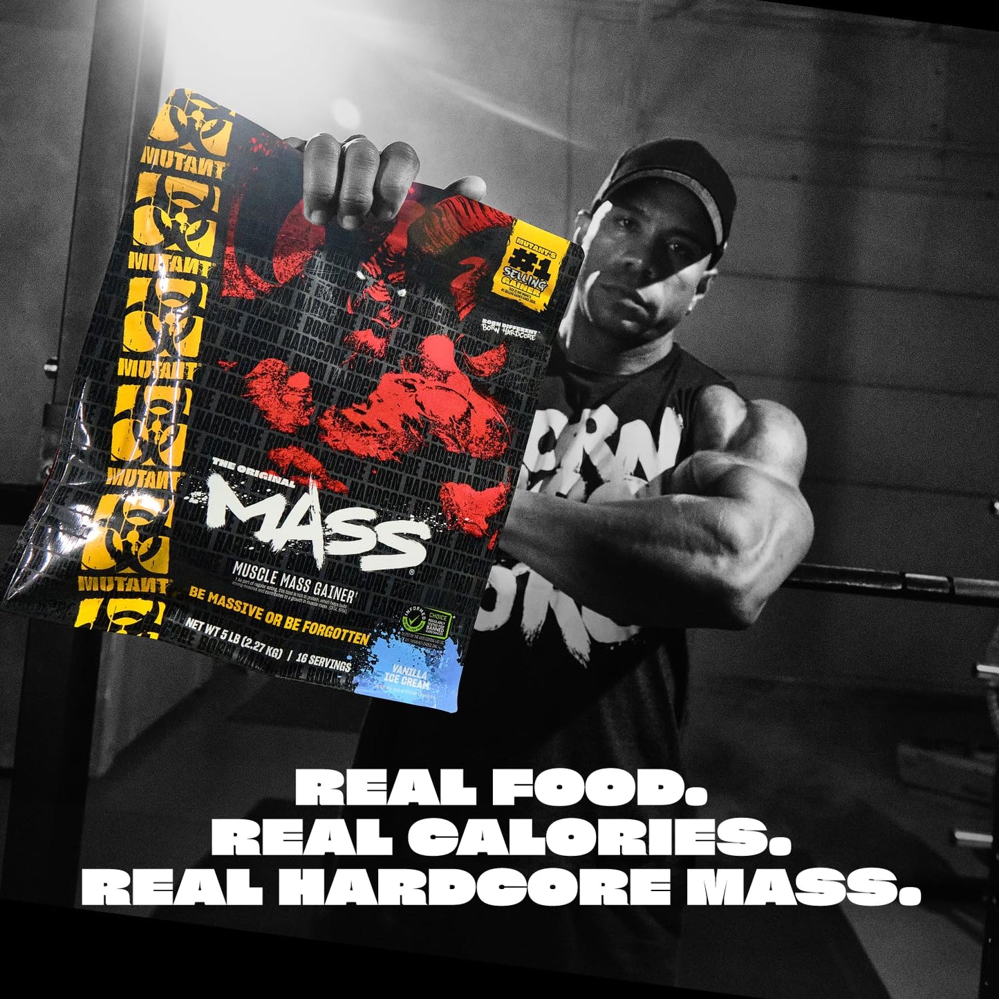 Mutant Mass Weight Gainer Protein Powder - Vanilla Ice Cream, 240 Servings