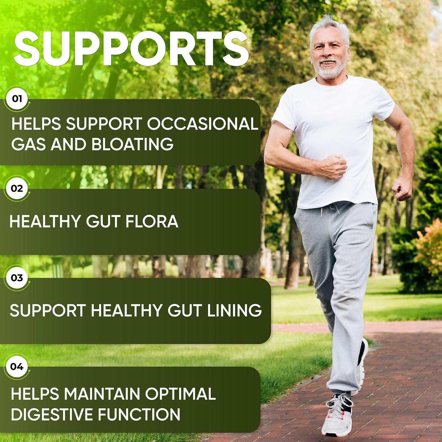 NutraPro Complete Gut Health for Women and Men with Probiotic, Prebiotic, Postbiotic & Digestive Enzymes to Support Digestive Lining Health, Digestion Health, Occasional Gas, and Discomfort Capsules 60
