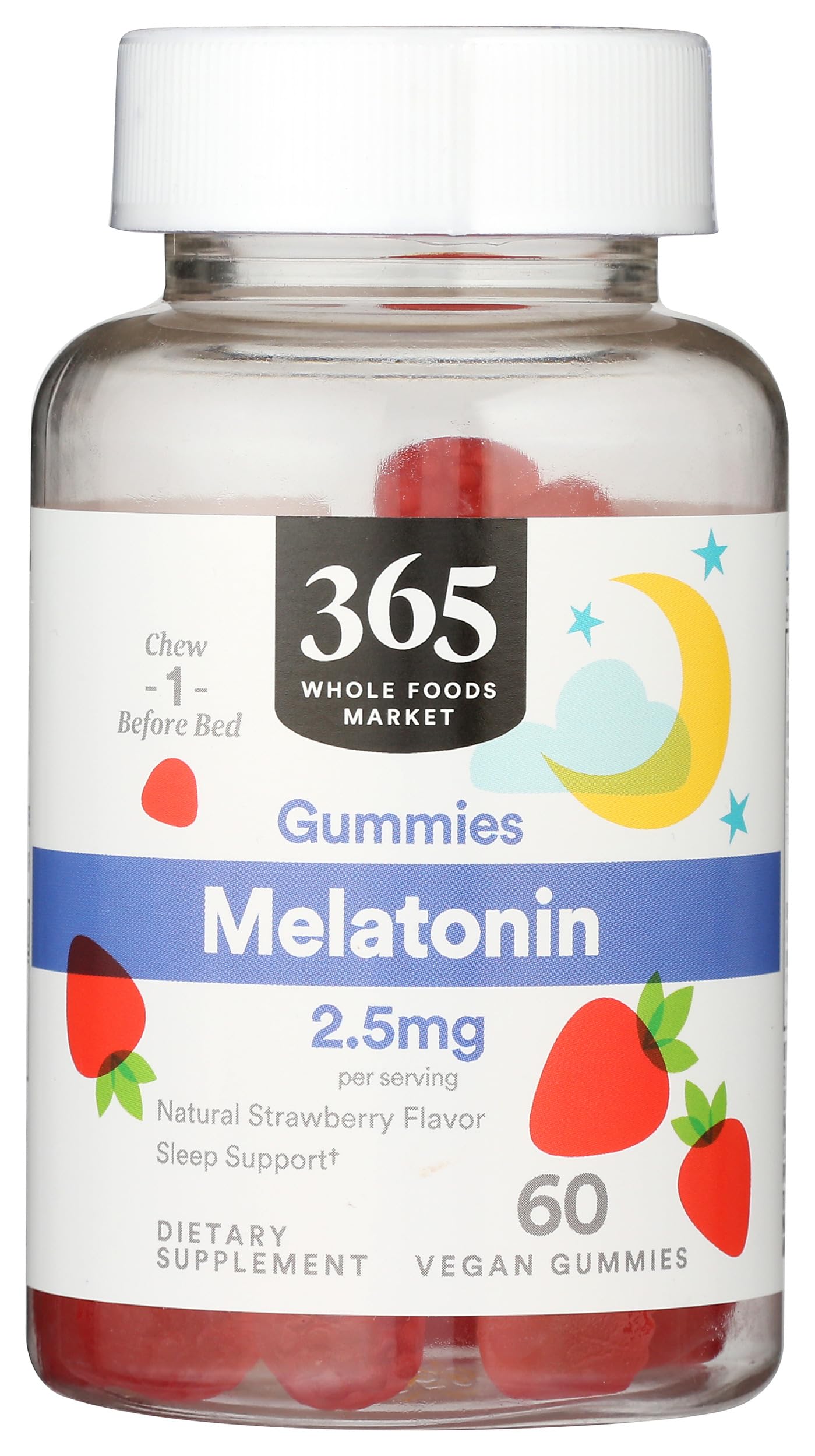 365 by Whole Foods Market Melatonin Gummy 2.5mg, 60 Count