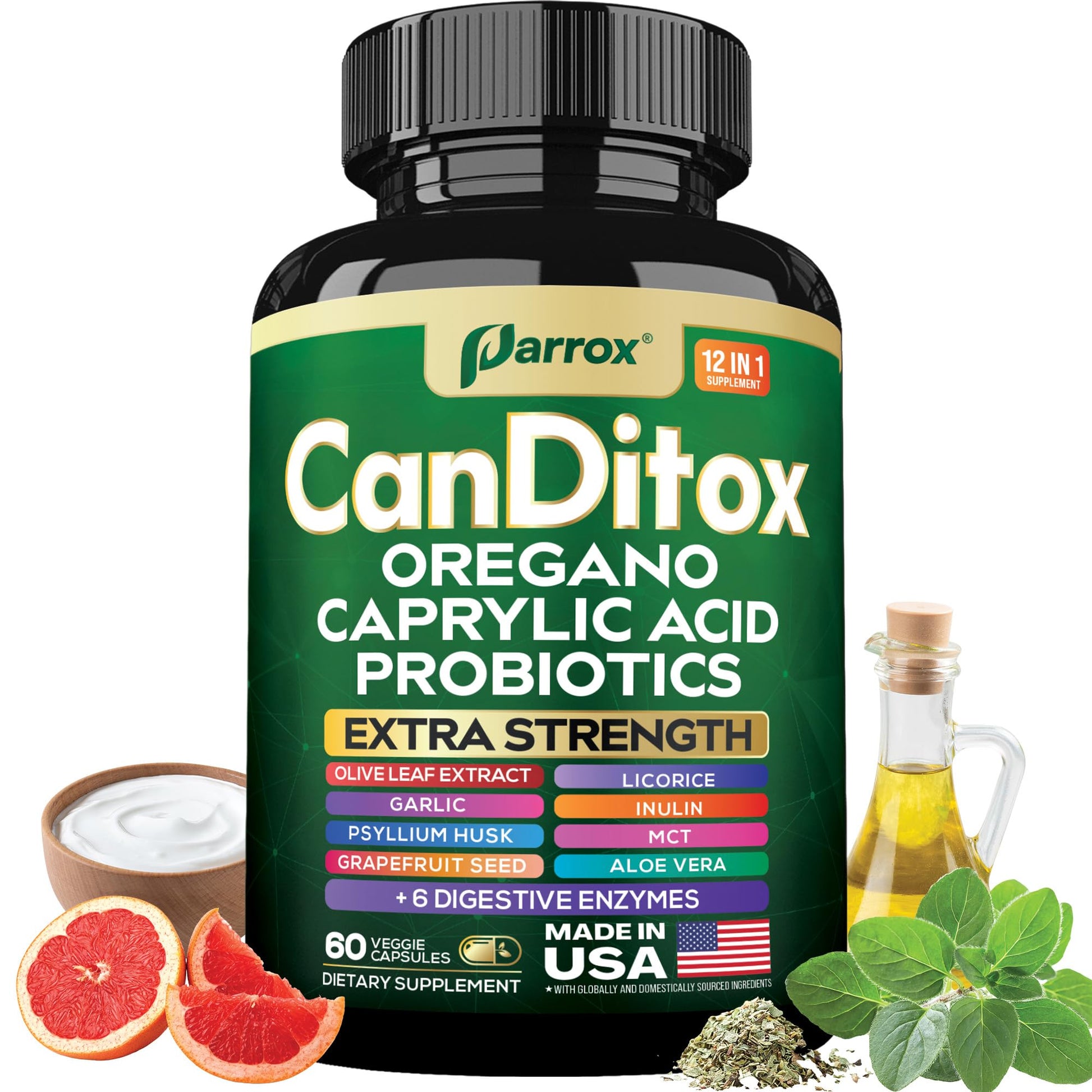 Parrox Canditox Capsule, 60 Count