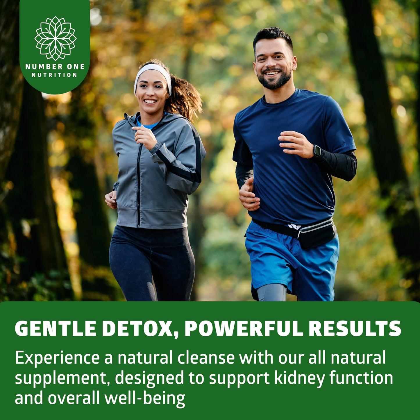 Number One Nutrition Kidney Support 21 Herbs with Cranberry Astragalus Uva Ursi, 60 Capsules