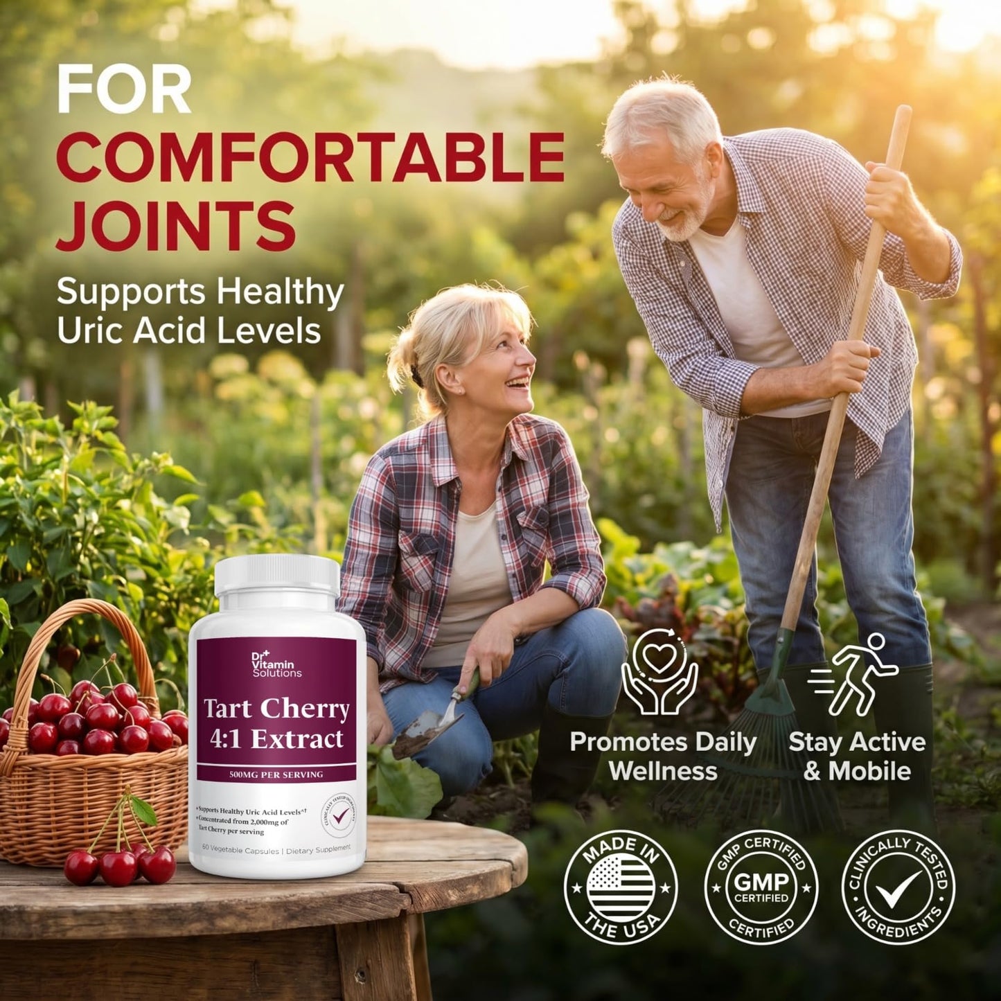 DR VITAMIN SOLUTIONS Tart Cherry Extract 60 Capsules