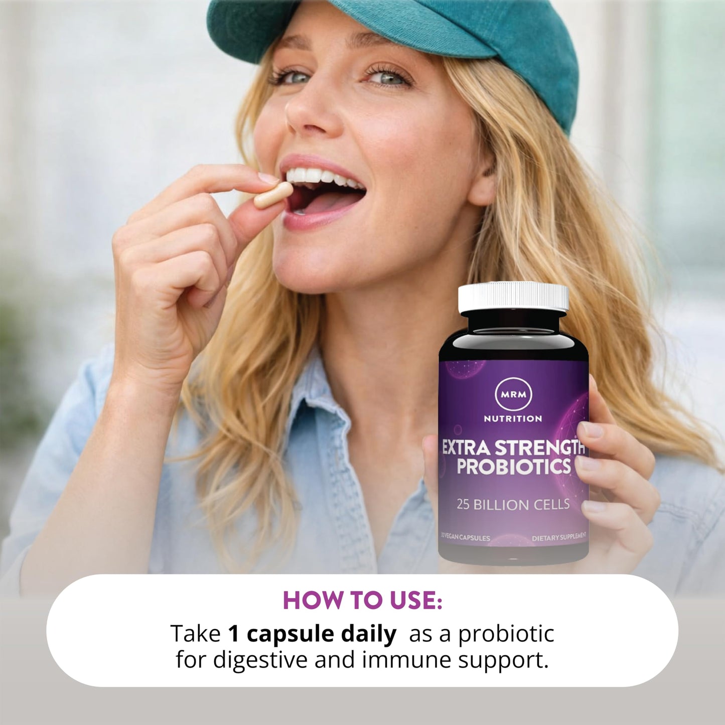 MRM Nutrition Extra Strength Probiotics Capsule 30