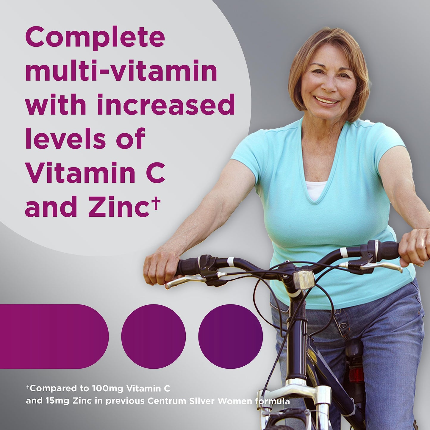 Centrum Silver Women's Multivitamin for Women 50 Plus Tablet, 100 Count