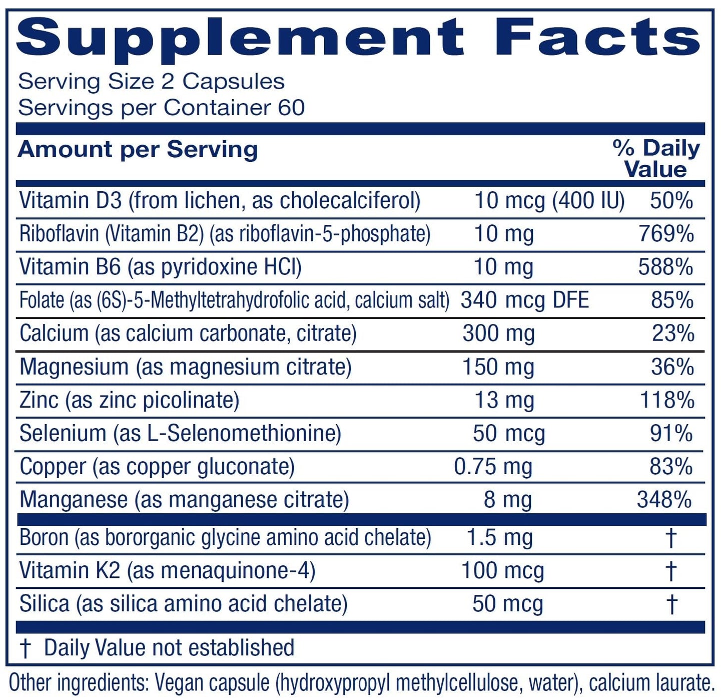 Vitanica OsteoBlend Bone Support Capsule 120 Capsules