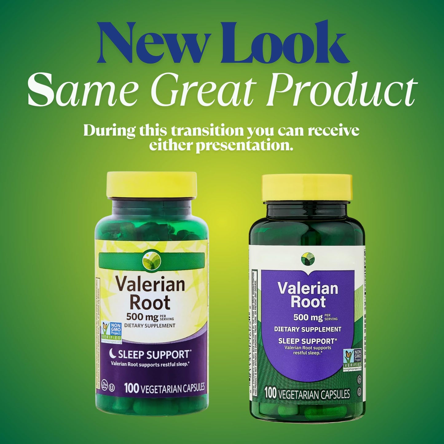 KP+ Valerian Root 500 mg Capsules, 100 Count