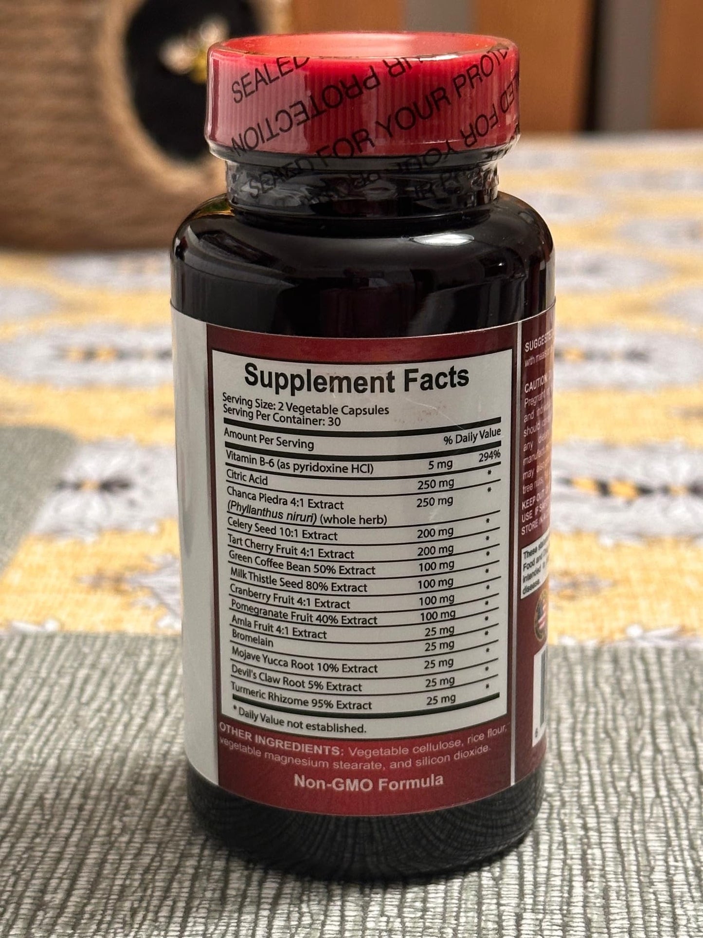 Generic Uric Acid Capsules, 60 Count