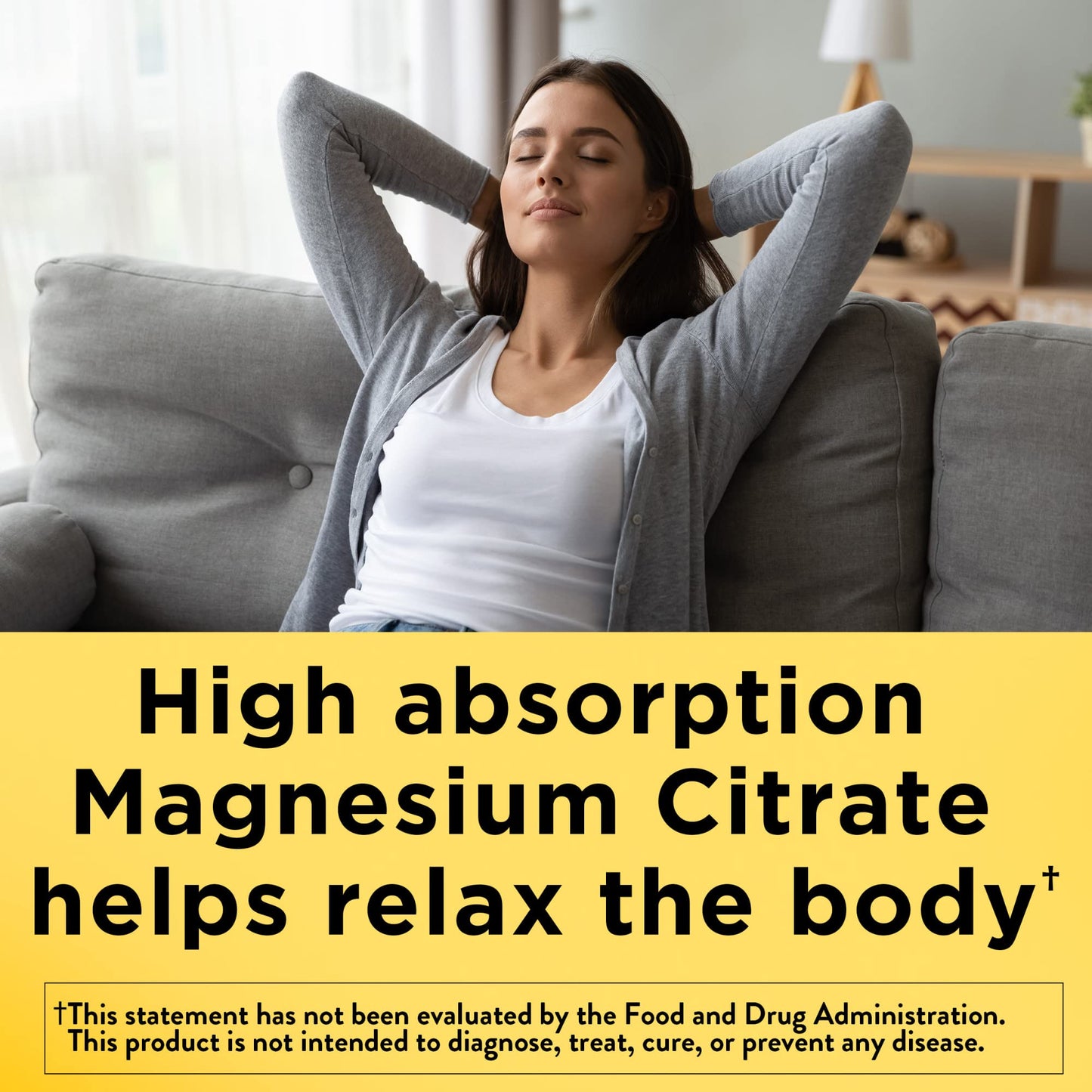 Nature Made High Absorption Magnesium Citrate 200 mg per Serving, Magnesium-Supplement for Muscle, Nerve, Bone and Heart Support Gummies, 180 Count