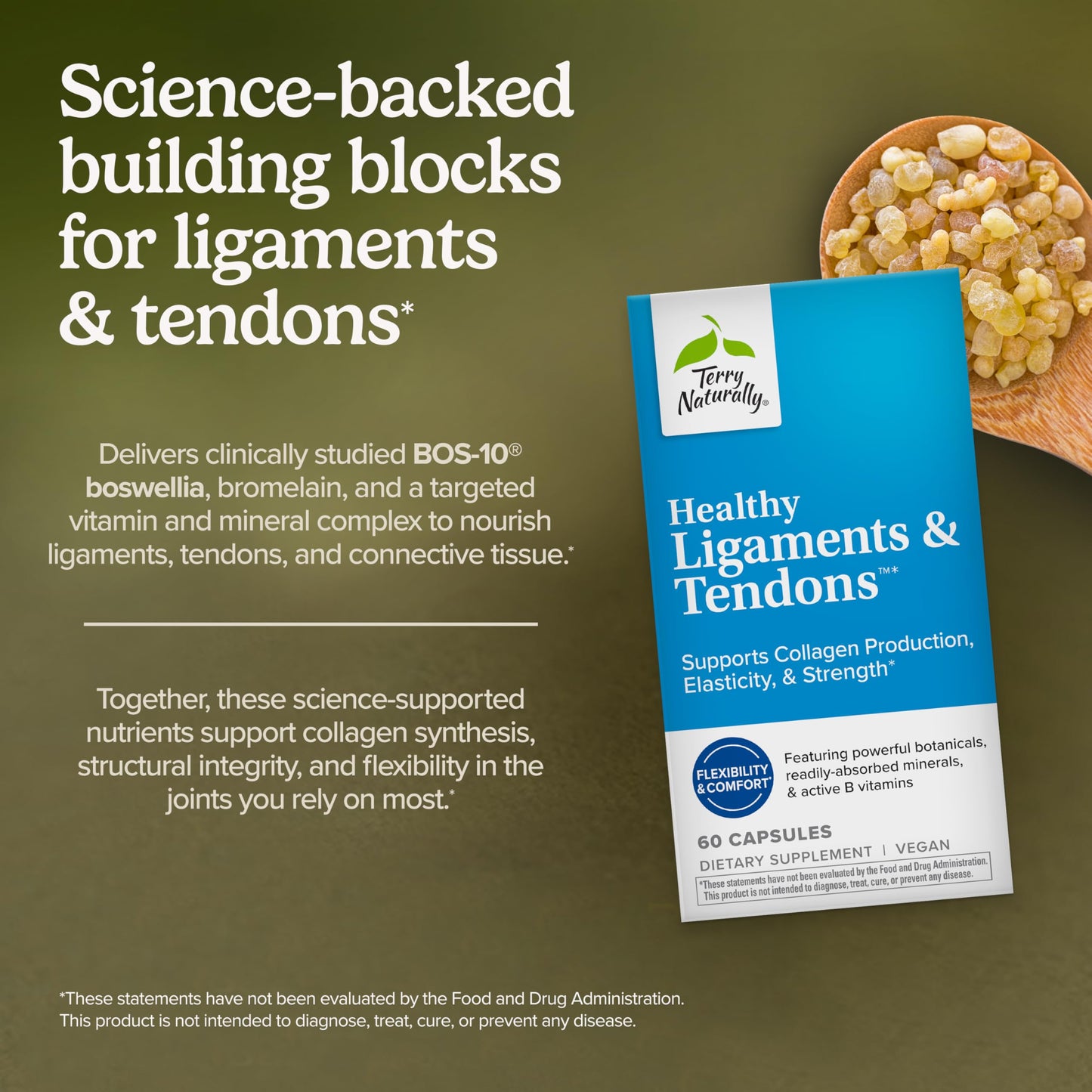 Terry Naturally Healthy Ligaments and Tendons Collagen Capsules 60 Count