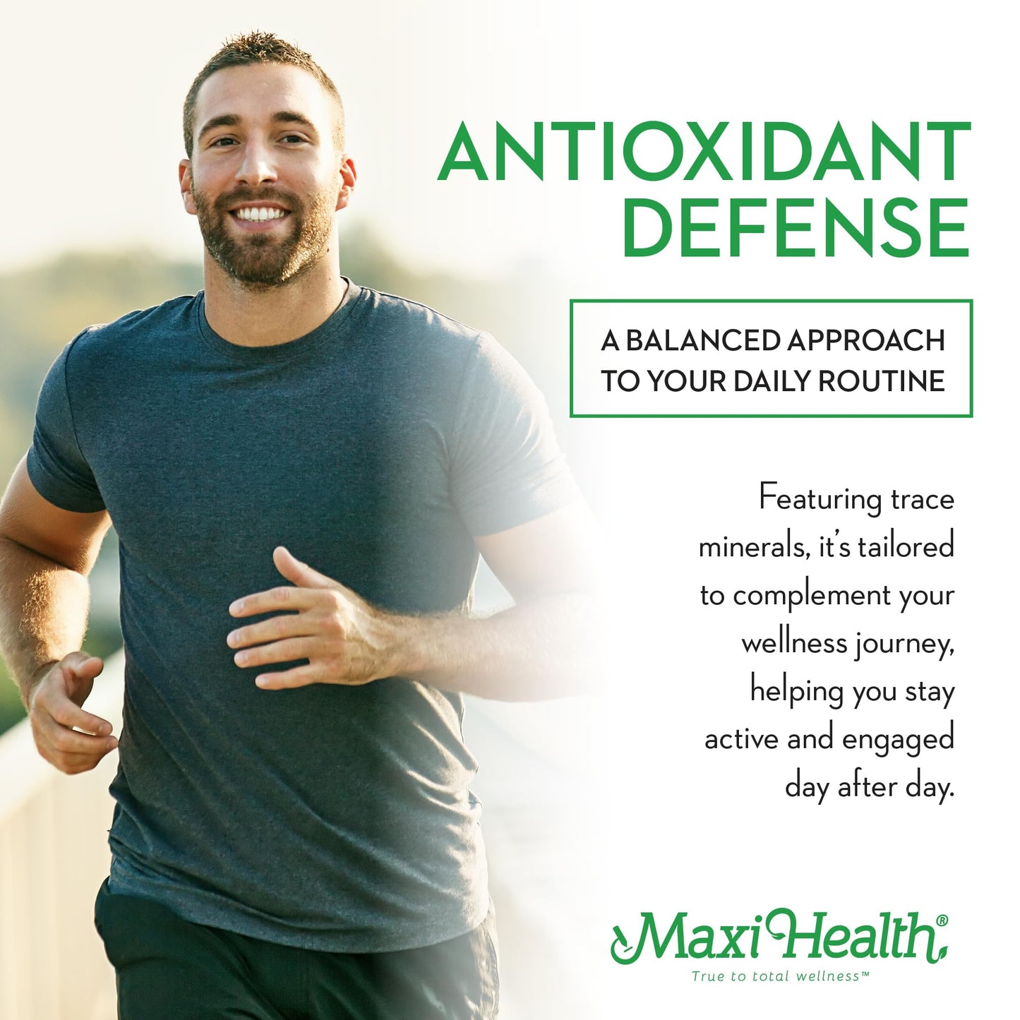 Maxi Health Complete Once Daily Multivitamin for Men & Women with Iron, Vitamin A, B1, B2, B3, B6, B12, C, D3, E, Zinc, 90 Tablets