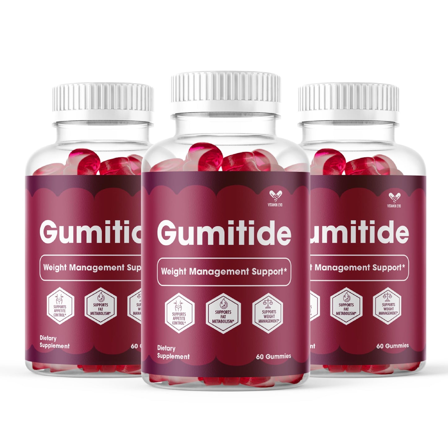 Vitamin Evo Gumitide Gummies, 60 Count