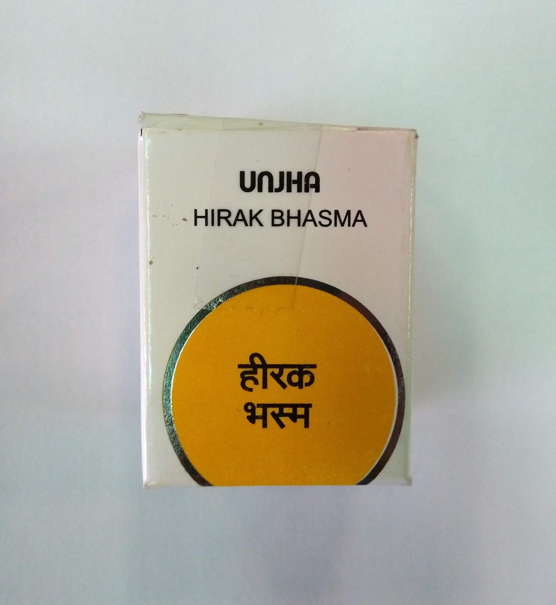 THE UNJHA PHARMACY Unjha Hirak Bhasma 100 Mg Tablet, 1 Count