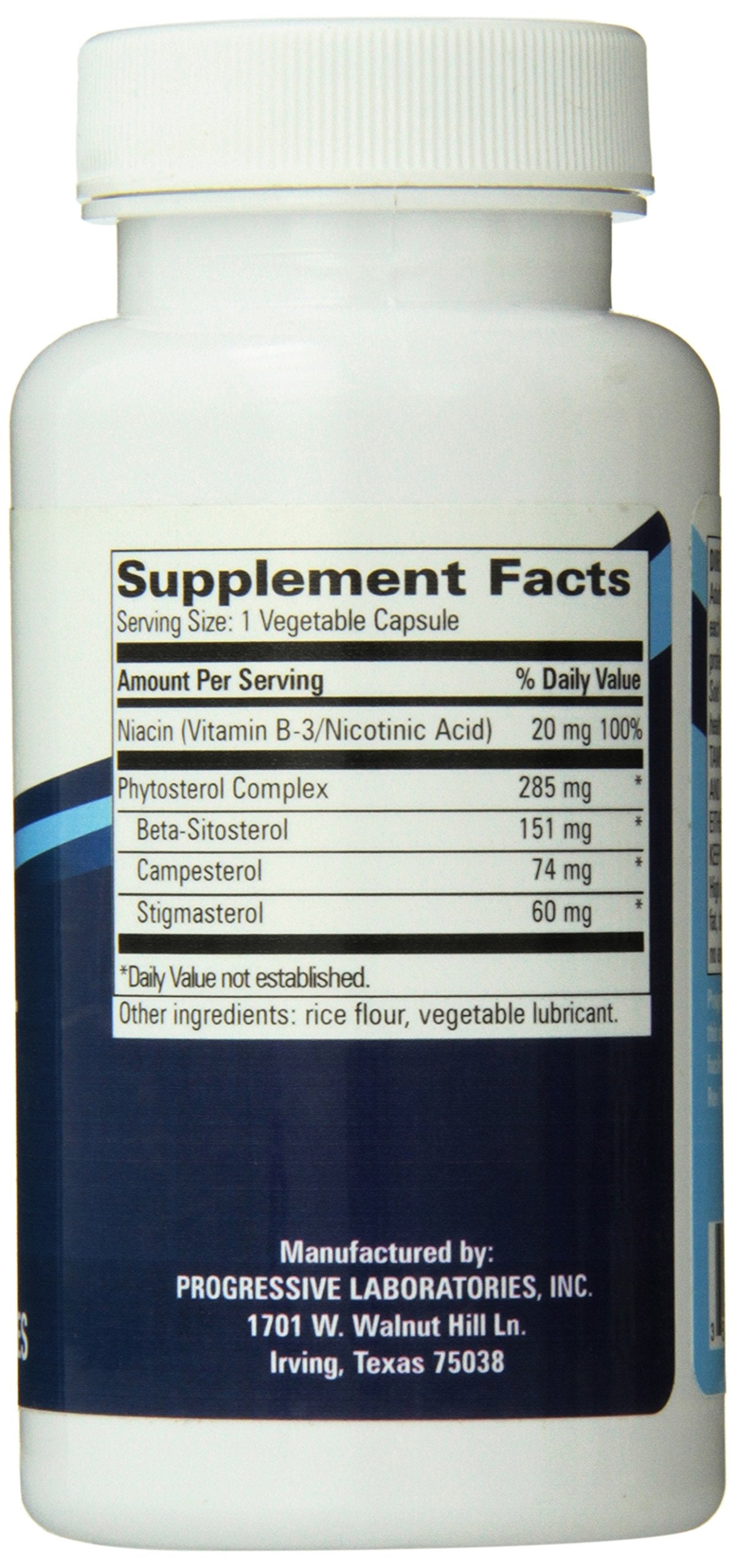 Progressive Laboratories Phytosterol Complex Supplement Capsule, 90 Count