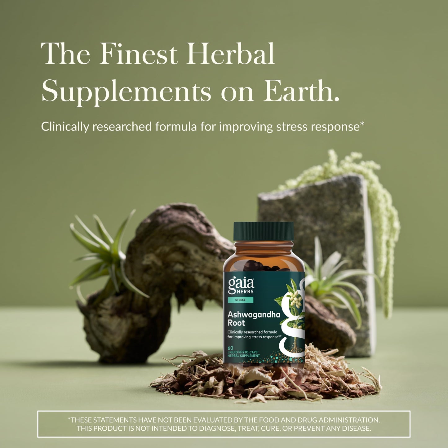 Gaia Herbs Ashwagandha Root Capsule, 60 Capsules