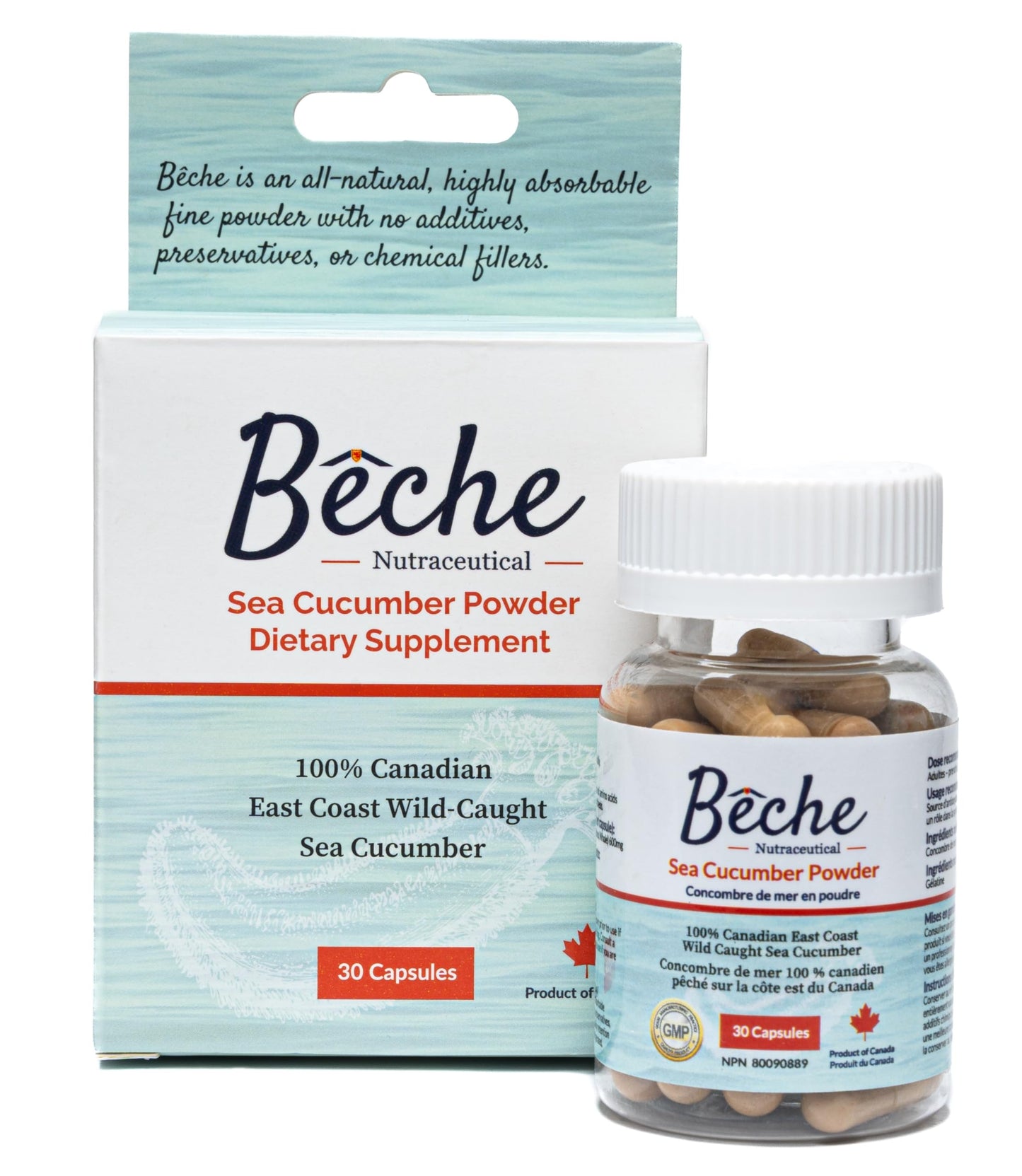 Bêche Sea Cucumber Powder Capsule 30 Capsules