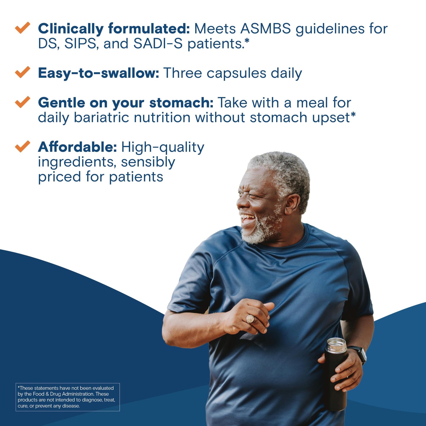Bariatric Fusion High ADEK Multivitamin Capsule with 45mg Iron, 270 Capsules