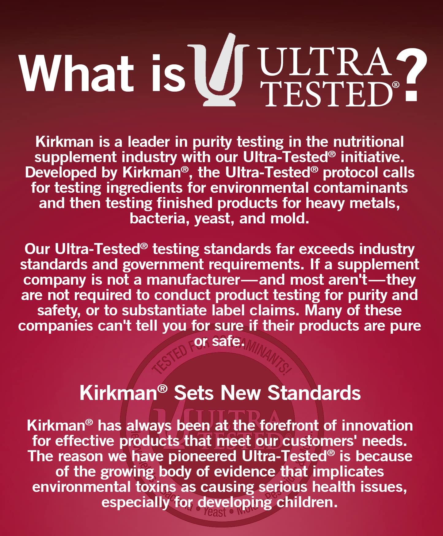 Kirkman Children's Multivitamin & Mineral Capsules 120 Capsules