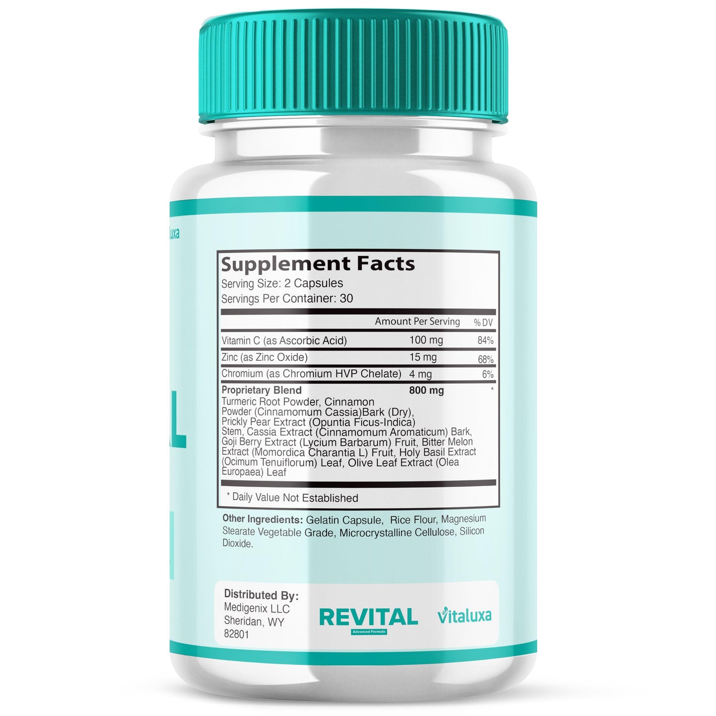 Vitaluxa Revital Capsules, 180 Capsules