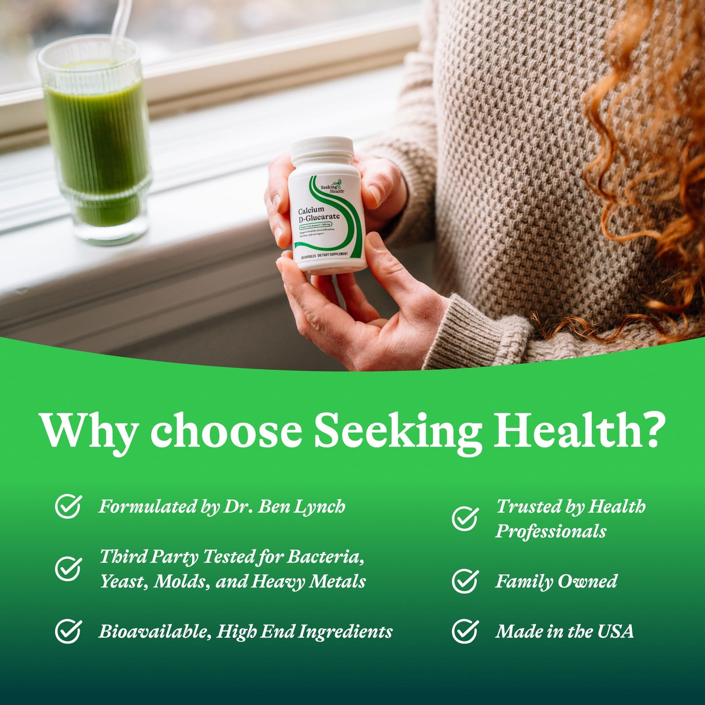Seeking Health Calcium D-Glucarate Capsules, 60 Capsules