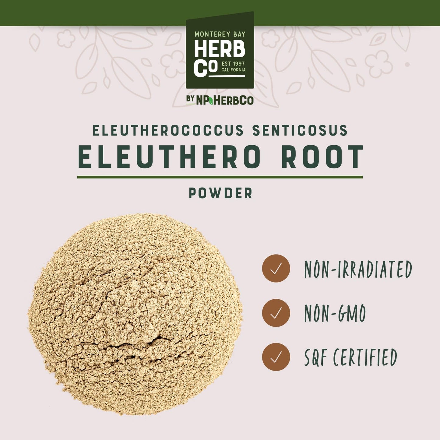 MONTEREY BAY HERB CO Eleuthero Root Powder, 16 oz
