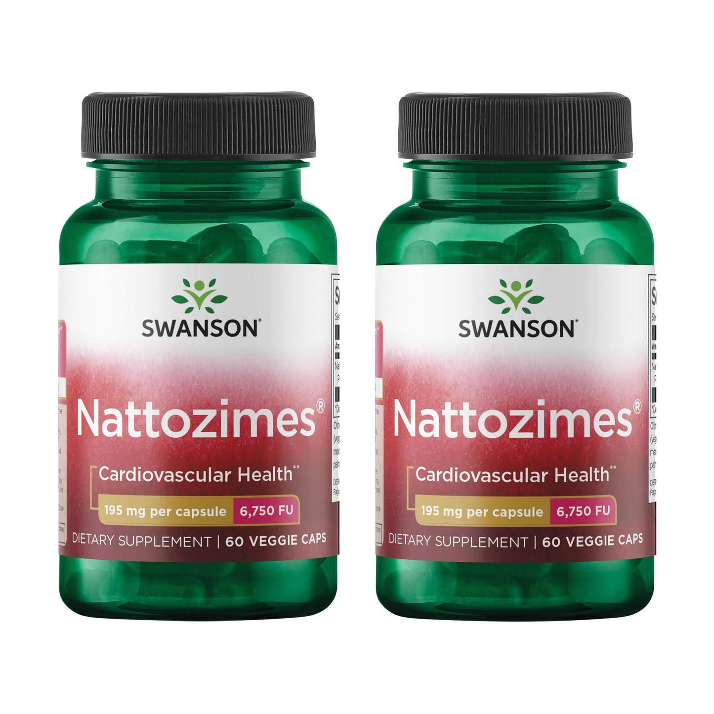 Swanson Nattozimes Triple-Strength 195 mg/6750 FU Capsules, 120-Count