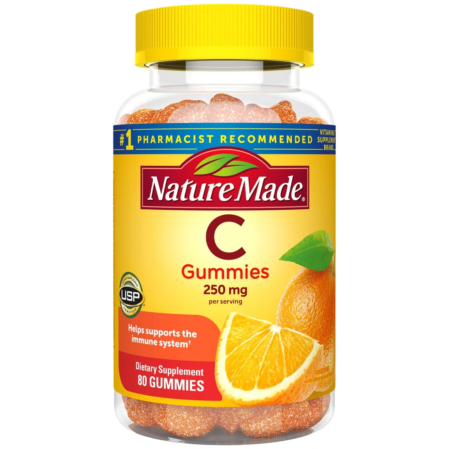 Nature Made Vitamin C Gummies 250 mg, 80 Count