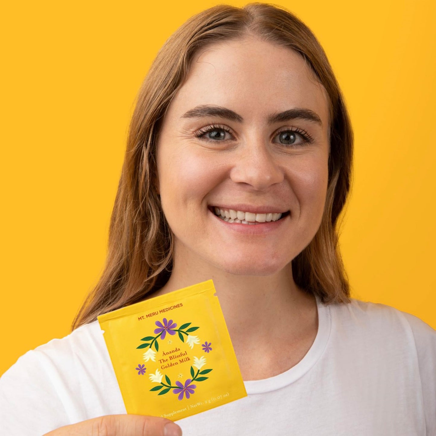 Mt. Meru Medicines Blissful Golden Milk Superblend - Ayurvedic Elixir with High Curcumin Lakadong Turmeric Powder, 30