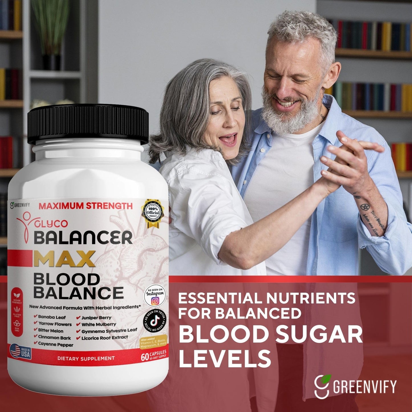 GREENVIFY Glyco Balancer Max Blood Balance 60 Capsules