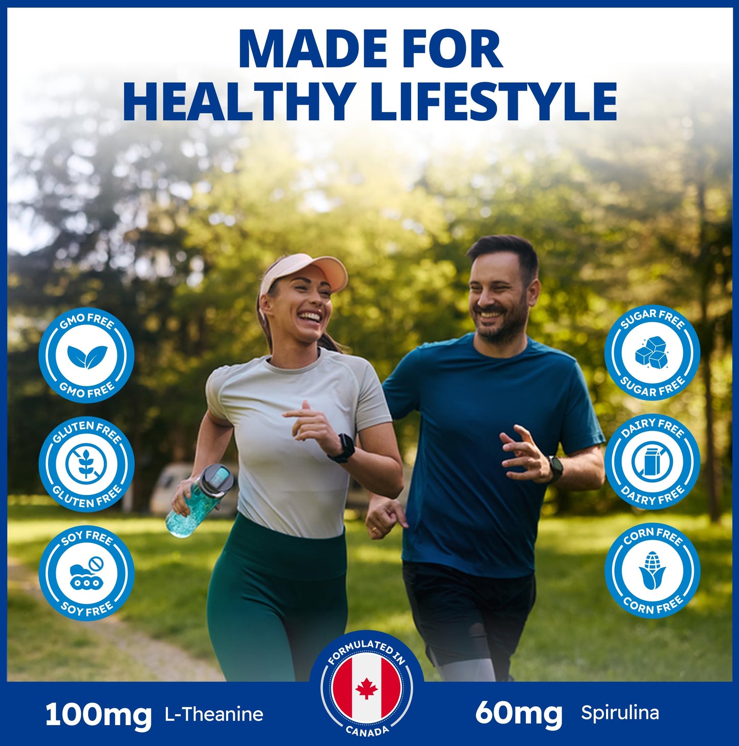 CanPrev Synergy B-Complex with L-Theanine Vegi Capsules 60 Count