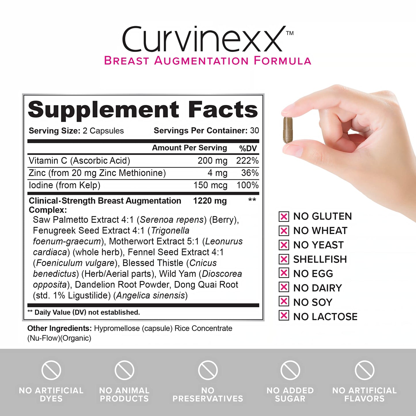 Vivid Health Nutrition Curvinexx 60 Capsules