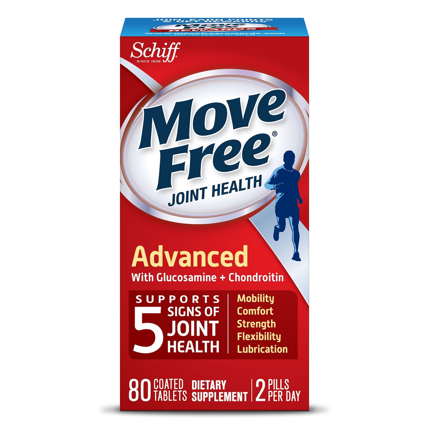 Move Free Advanced Tablets, 80 Count