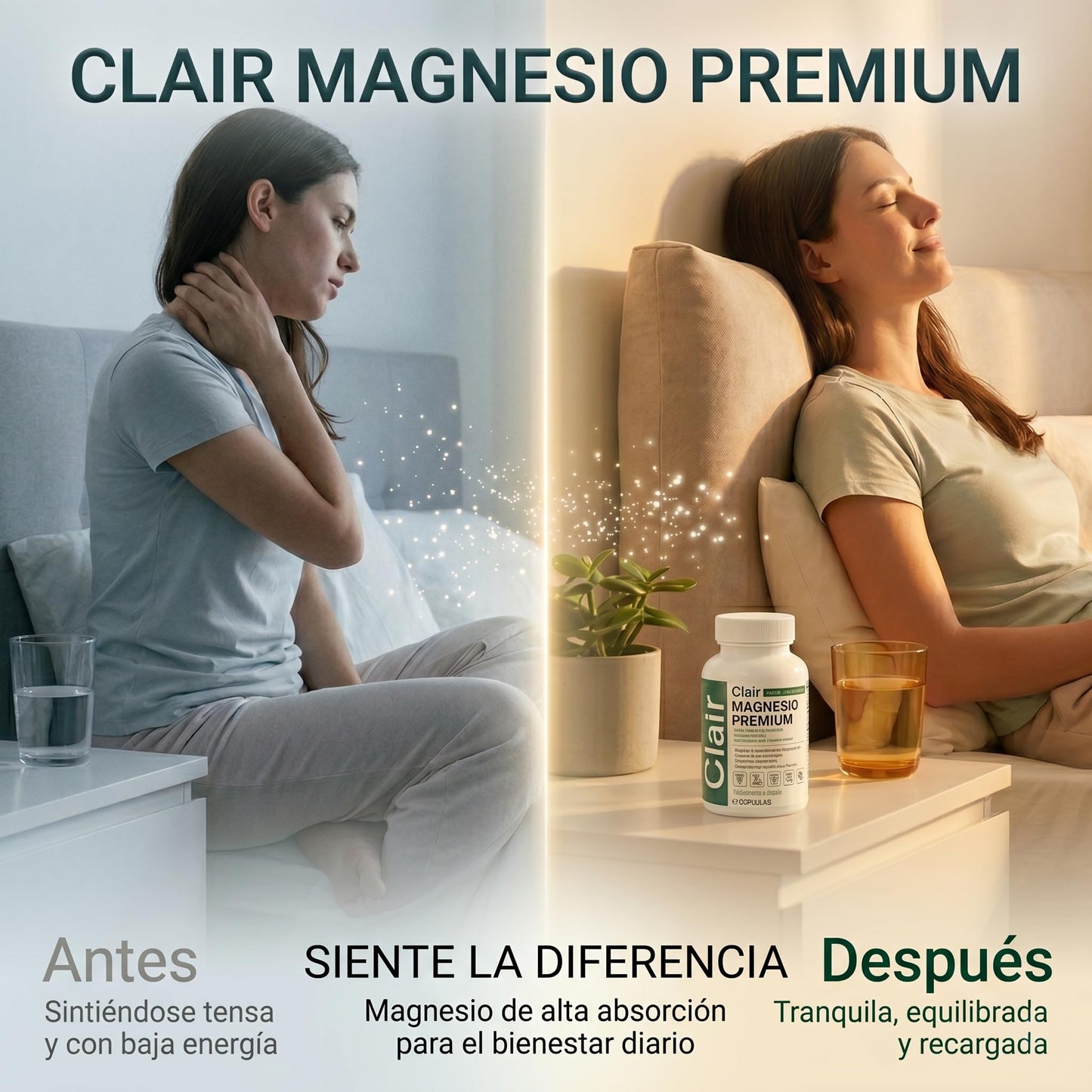 Optifusion Clair Magnesium Glycinate Premium Capsules, 90 Count