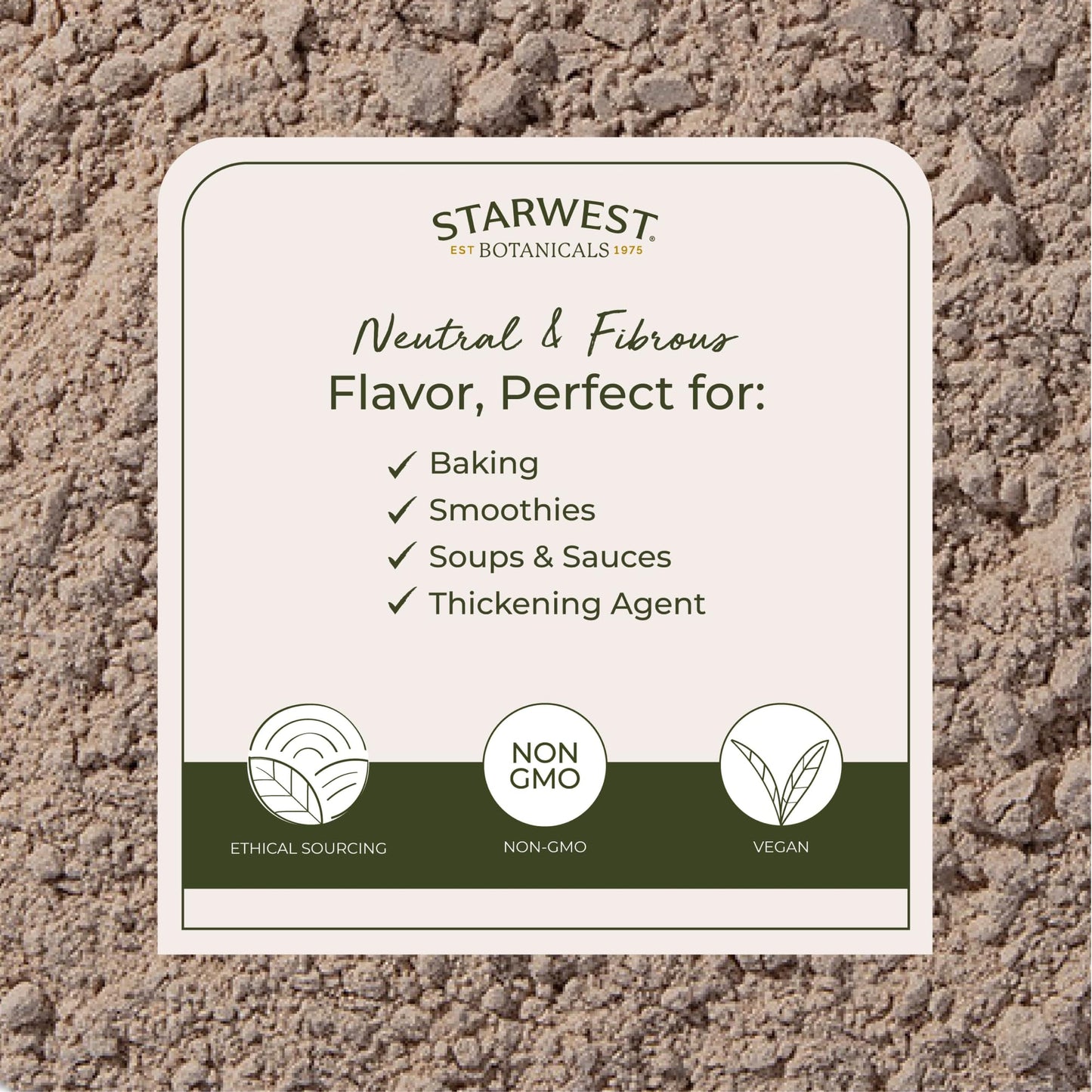 Starwest Botanicals Organic Psyllium Husk Powder, 16 oz